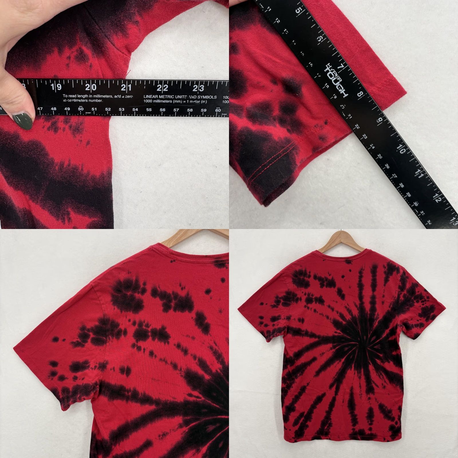 True Religion VINTAGE True Religion Shirt Mens L Red Black Buddha Shade Tie Dye Graphic Logo Y2K Size US L / EU 52-54 / 3 - 8 Thumbnail