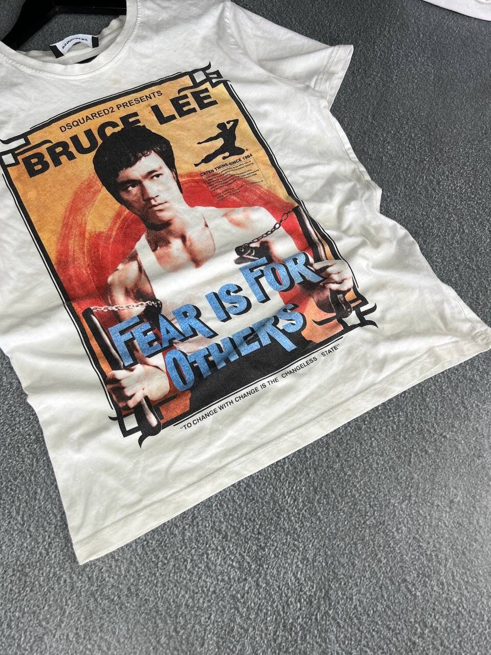 Dsquared2 Dsquared 2 Vintage Bruce Lee Graphic 3D T-Shirt Size US L / EU 52-54 / 3 - 4 Thumbnail