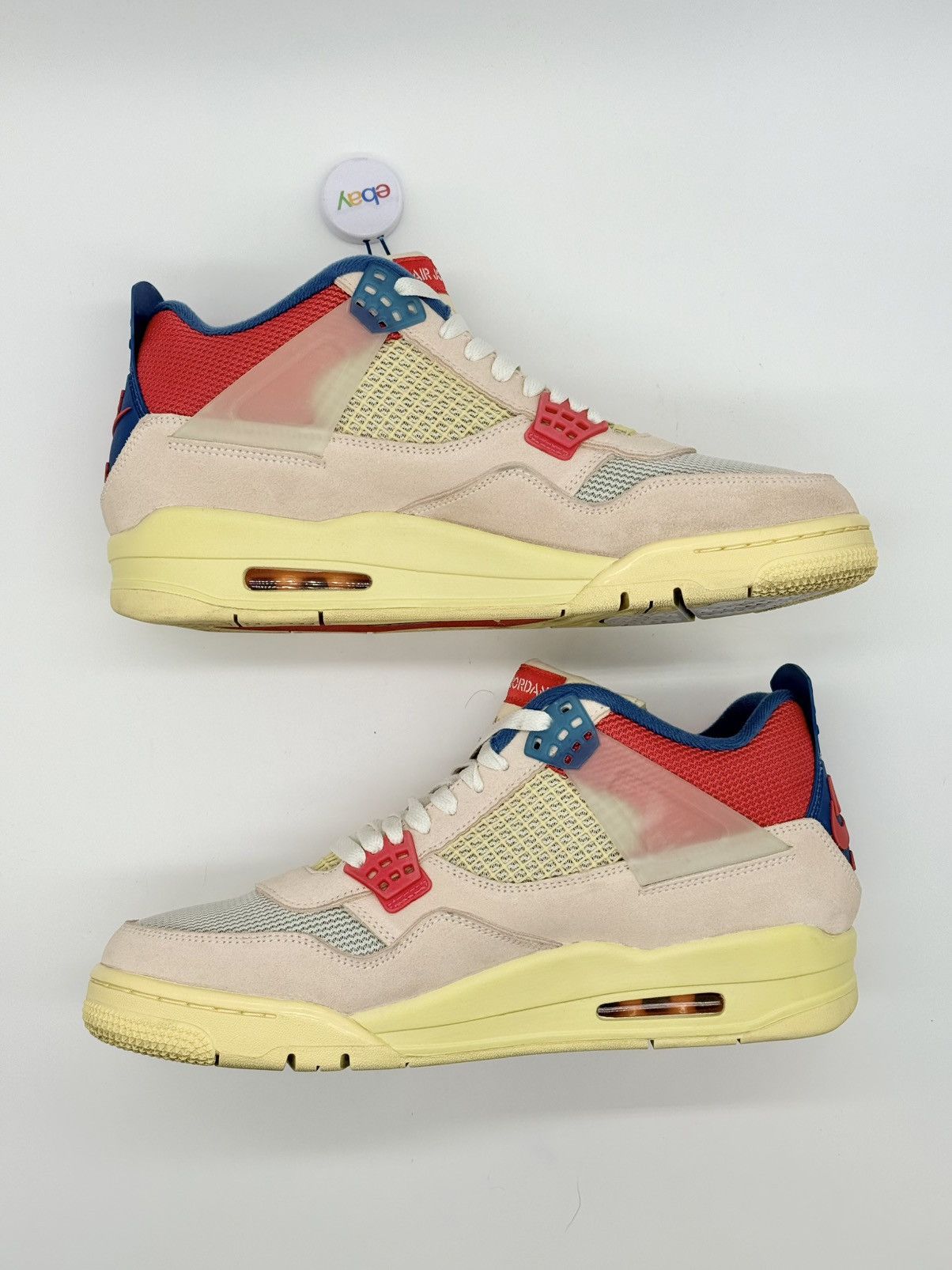 Jordan Brand Size 10.5 - Jordan 4 Retro x Union LA Mid Guava Ice Size US 10.5 / EU 43-44 - 3 Thumbnail