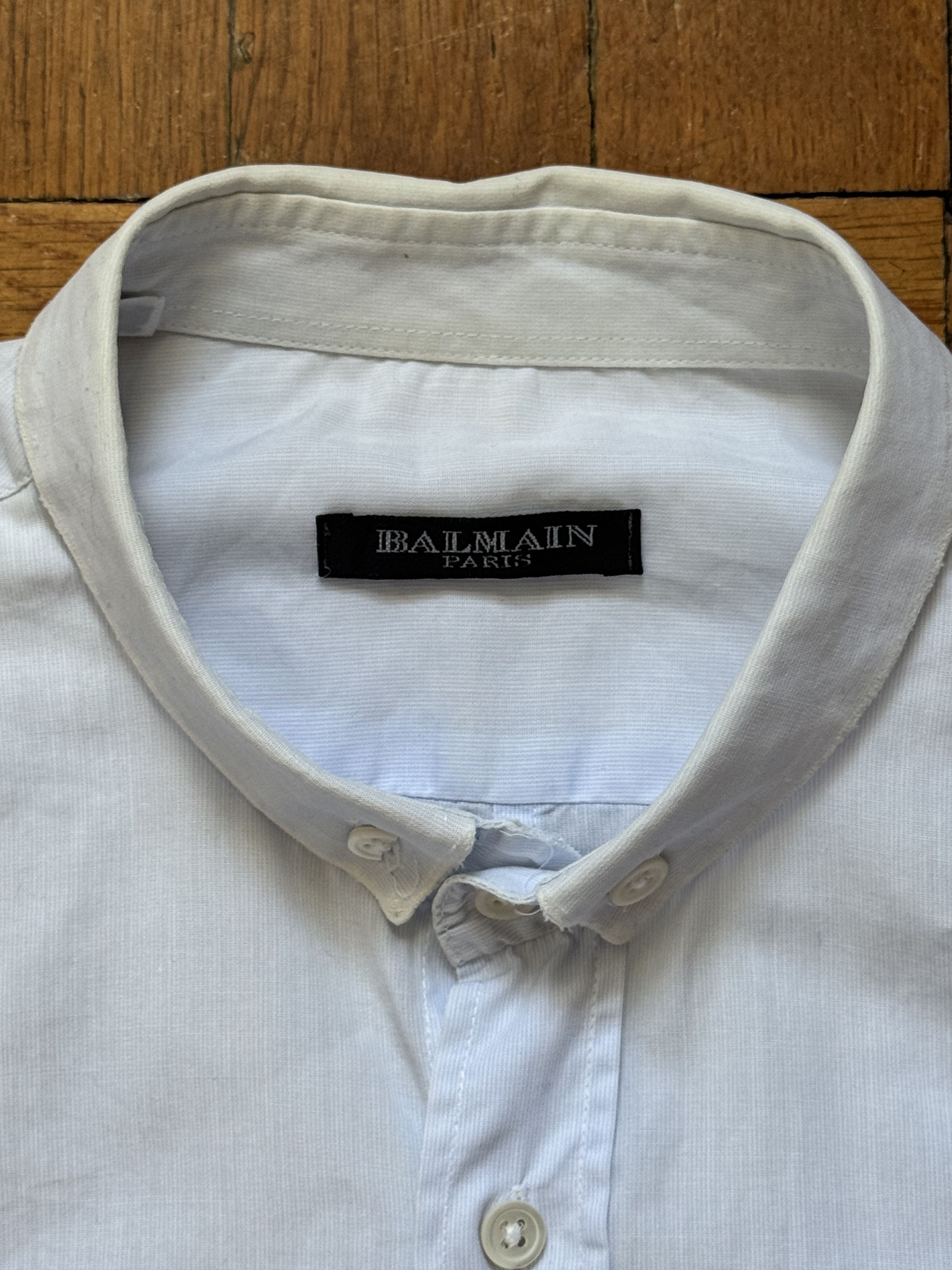 Balmain Balmain Decarnin Era Button Down Collar Shirt Size US S / EU 44-46 / 1 - 3 Thumbnail