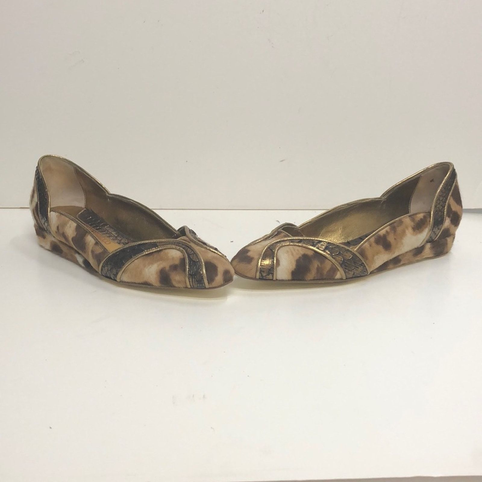 & Other Stories Francesco Sacco Made in Italy MulticlrLeopard Flat Size US 7 / IT 37 - 2 Thumbnail