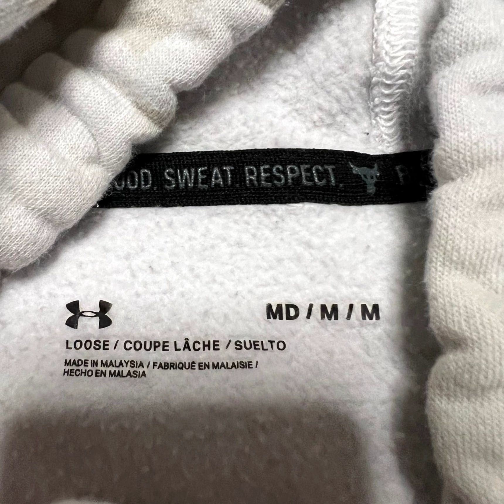 Under Armour Under Armour Hoodie Womens Medium White Camo Project Rock Veterans Day Fleece Size M / US 6-8 / IT 42-44 - 7 Thumbnail