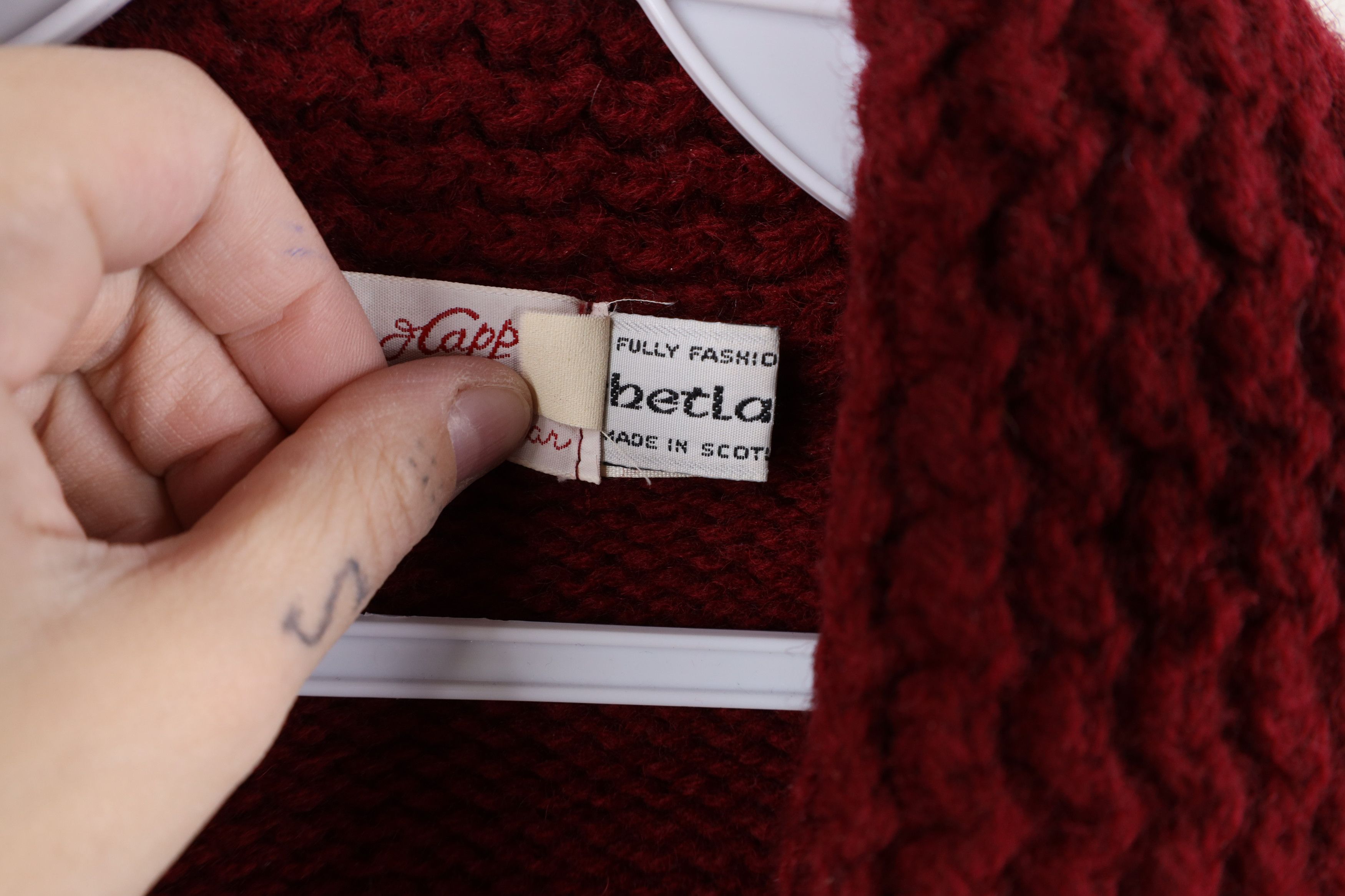 Vintage Vintage 50s 60s Streetwear Cable Shawl Cardigan Sweater USA Size US XL / EU 56 / 4 - 10 Thumbnail