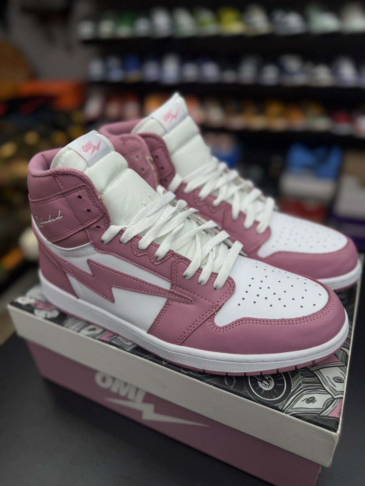 Designer OMI In Hellcat Sneakers Pink Size 13US Size US 13 / EU 46 - 3 Thumbnail