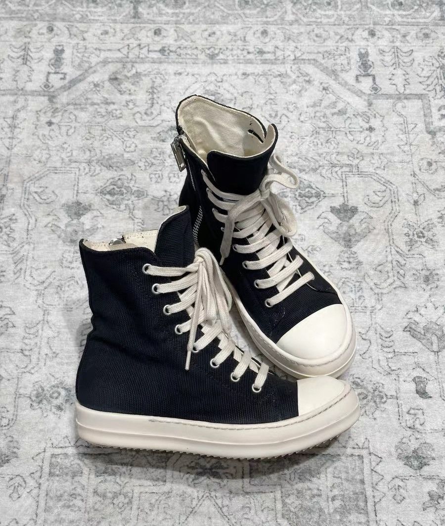 Rick Owens Drkshdw Rick Owens DRKSHDW Canvas High-Top Size US 6.5 / IT 36.5 - 4 Thumbnail
