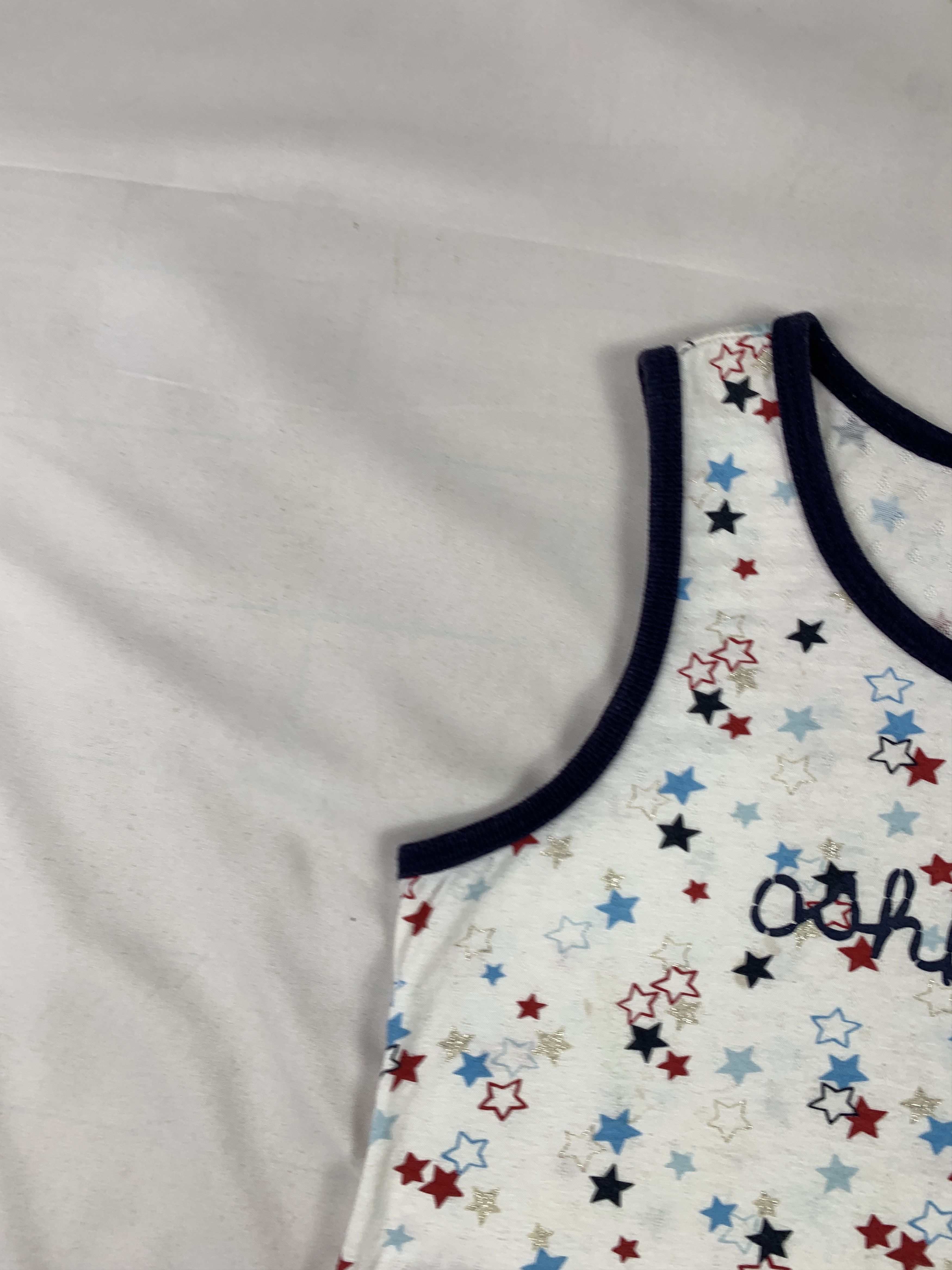 Oshkosh OshKosh B'gosh White Stars Ringer Baby Tee (XS) Size XS / US 0-2 / IT 36-38 - 5 Thumbnail