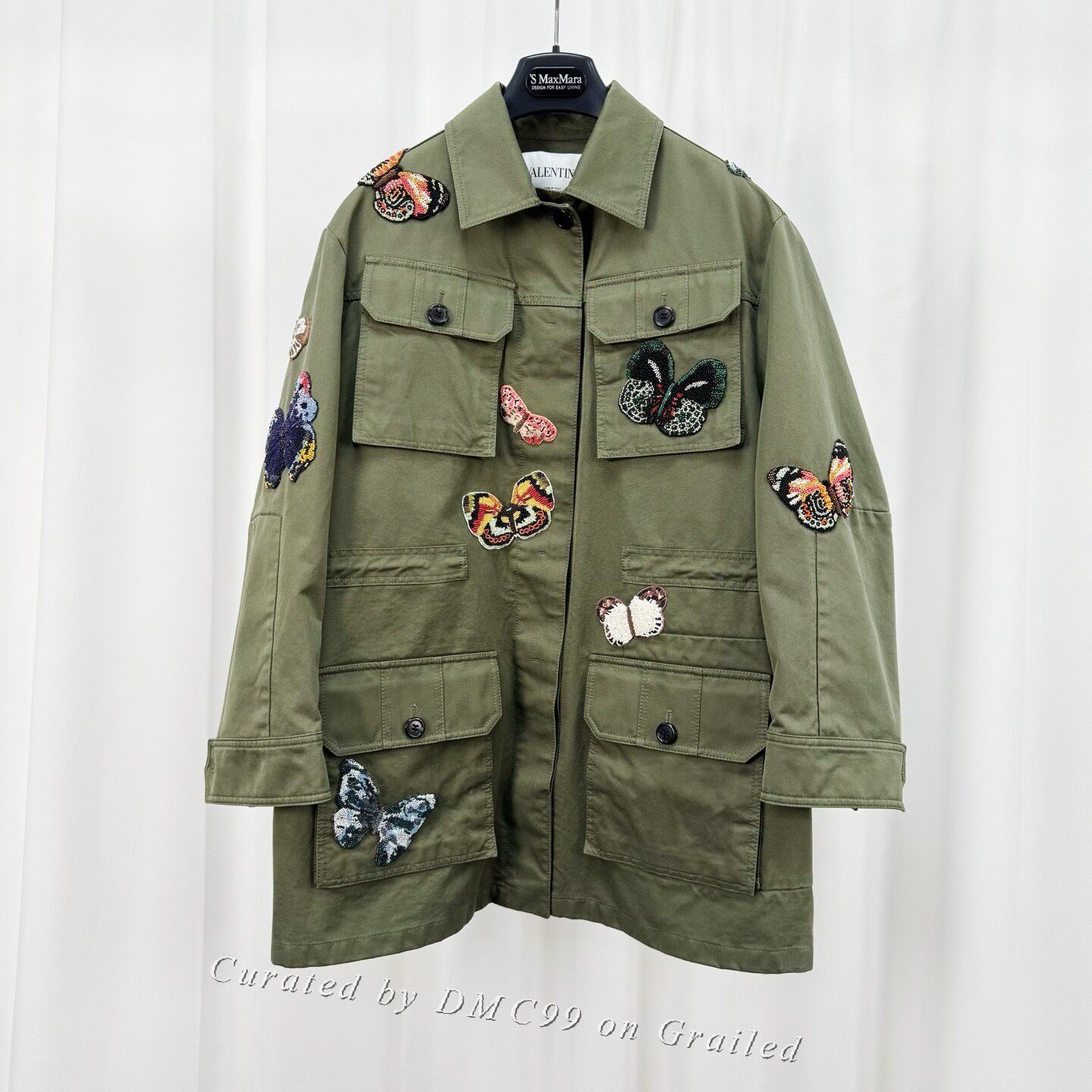 Valentino Valentino Heavy Beaded Butterfly Jacket Size M / US 6-8 / IT 42-44 - 1 Thumbnail