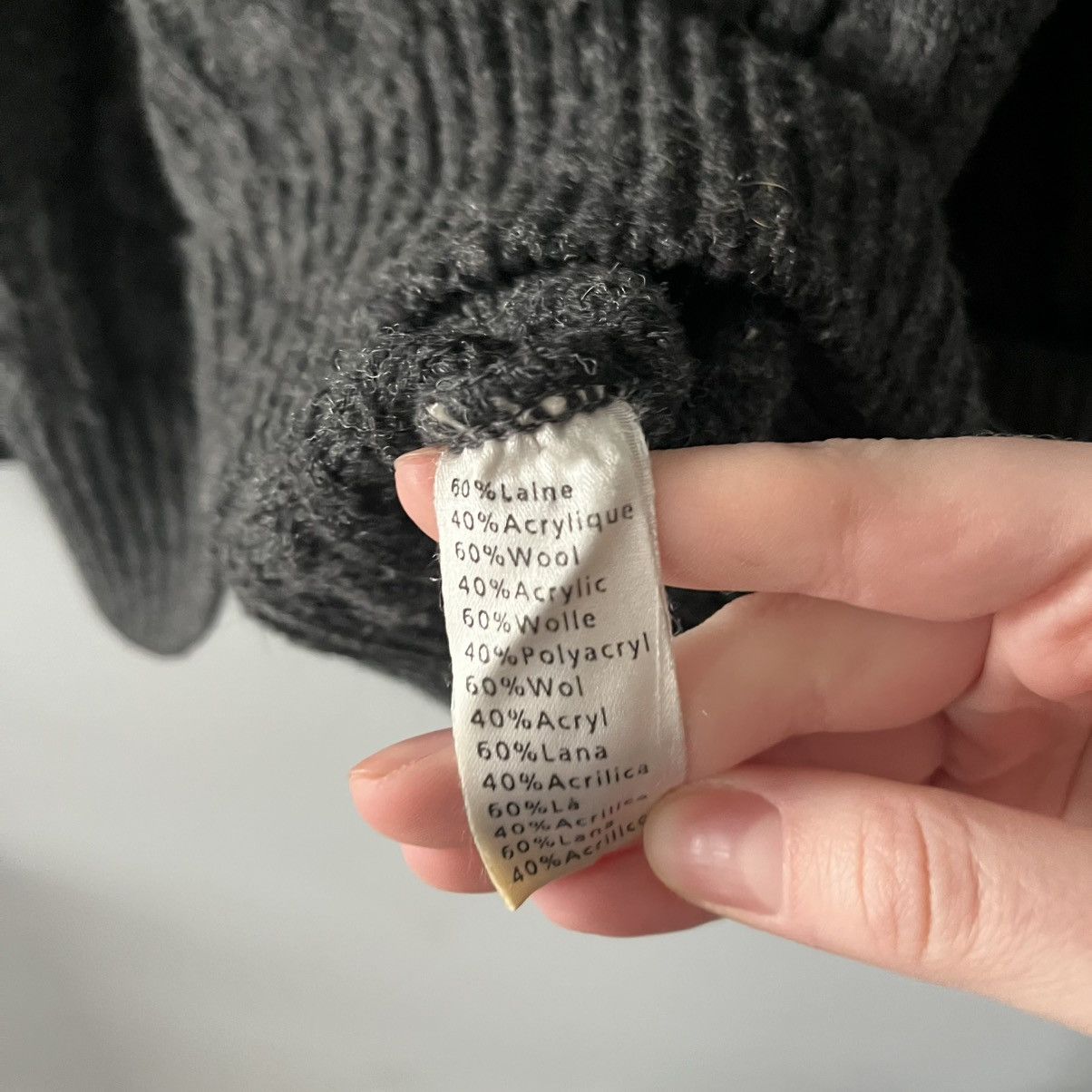 Lacoste Vintage Lacoste Wool Blend Sweater Cable Knit Sweatshirt Size US XL / EU 56 / 4 - 9 Thumbnail