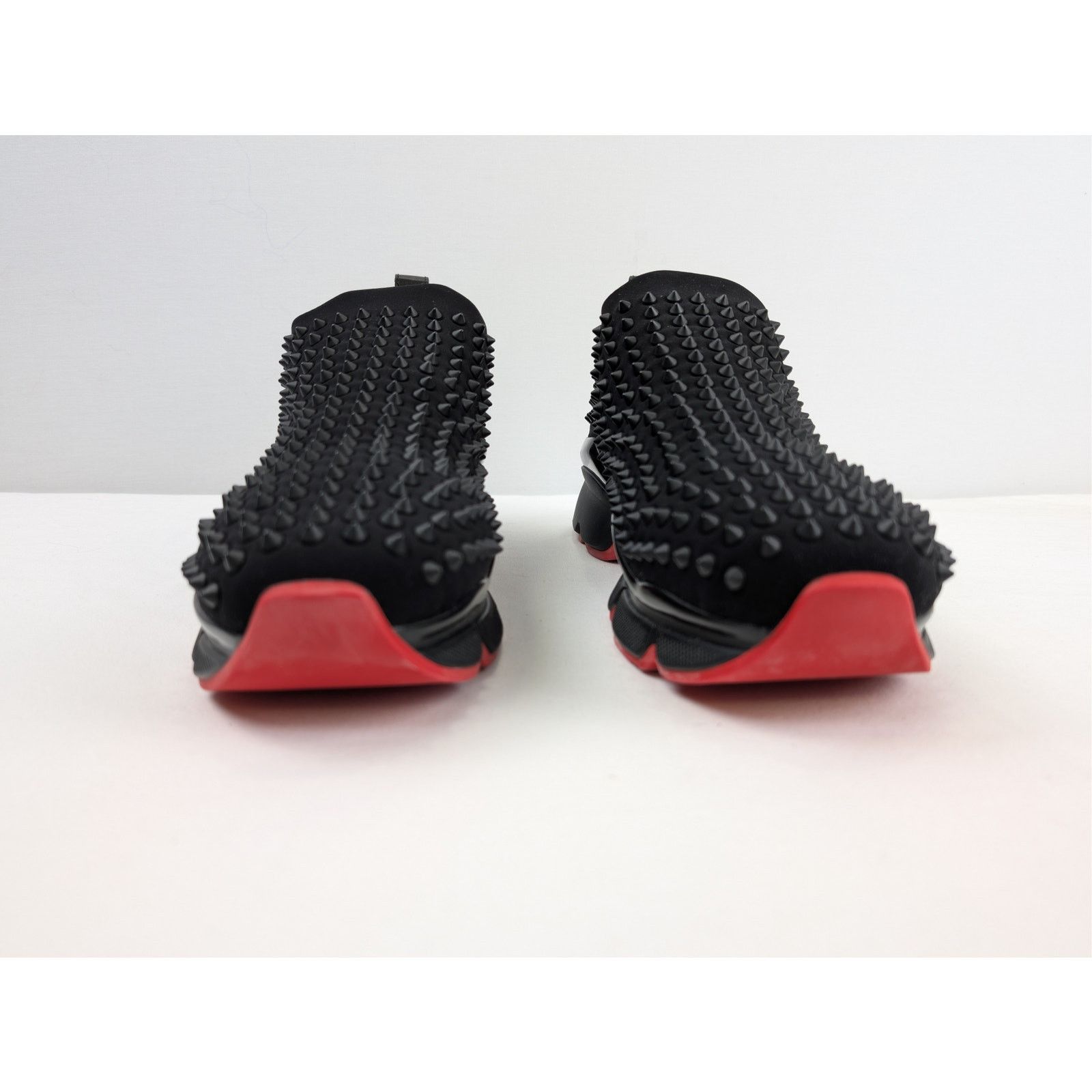 Christian Louboutin o1rshd1 Spike Sock Flat Shoe Boots Sneakers in Black Size US 12 / EU 45 - 10 Thumbnail