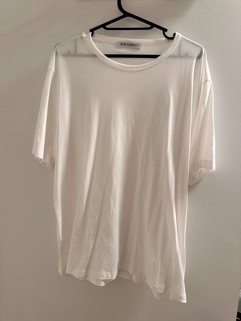 Our Legacy Our Legacy White short-sleeved T-shirt Size XL / US 12-14 / IT 48-50 - 1 Thumbnail