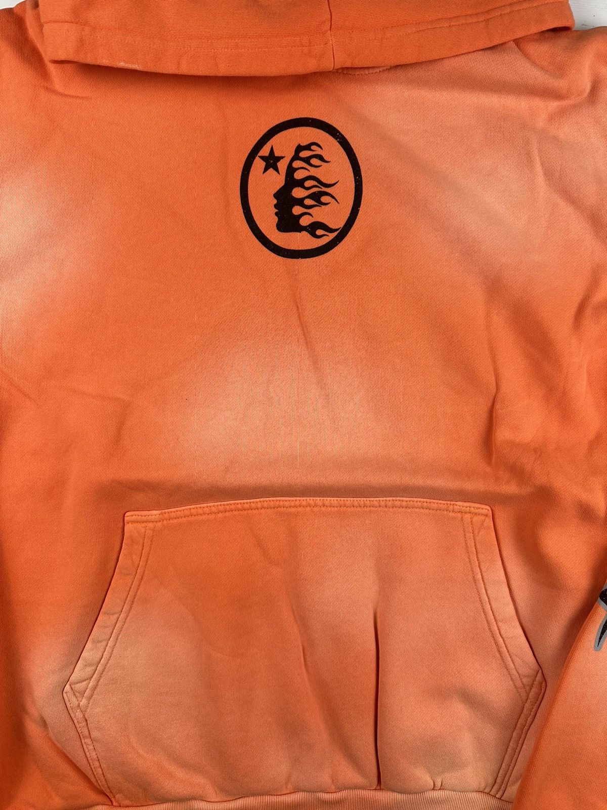 HELLSTAR Hellstar Fire Orange Hoodie | Grailed
