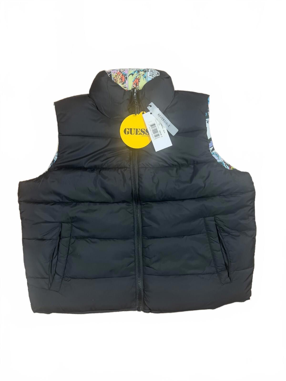 Guess 💥 Guess Originals x Batman Reversible Black Puffer Vest XS Size US XS / EU 42 / 0 - 5 Thumbnail