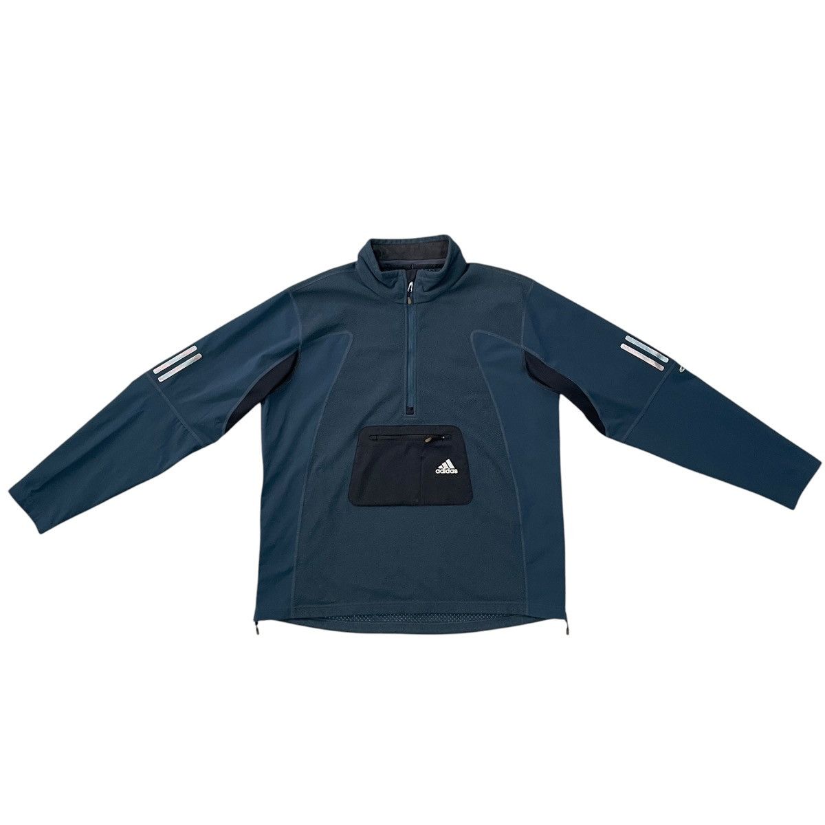 Adidas × Vintage Vintage Adidas Clima Proof Fleece Anorak Jacket Size XL Size US XL / EU 56 / 4 - 1 Thumbnail