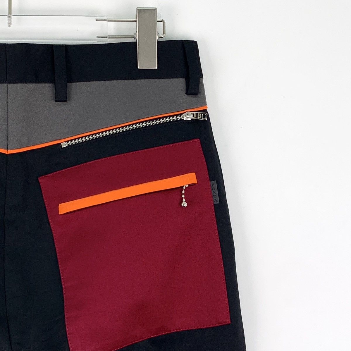 Prada Prada Black Spliced Pocket Cotton Cuffed Casual Pants K26WX Size US 30 / EU 46 - 5 Thumbnail
