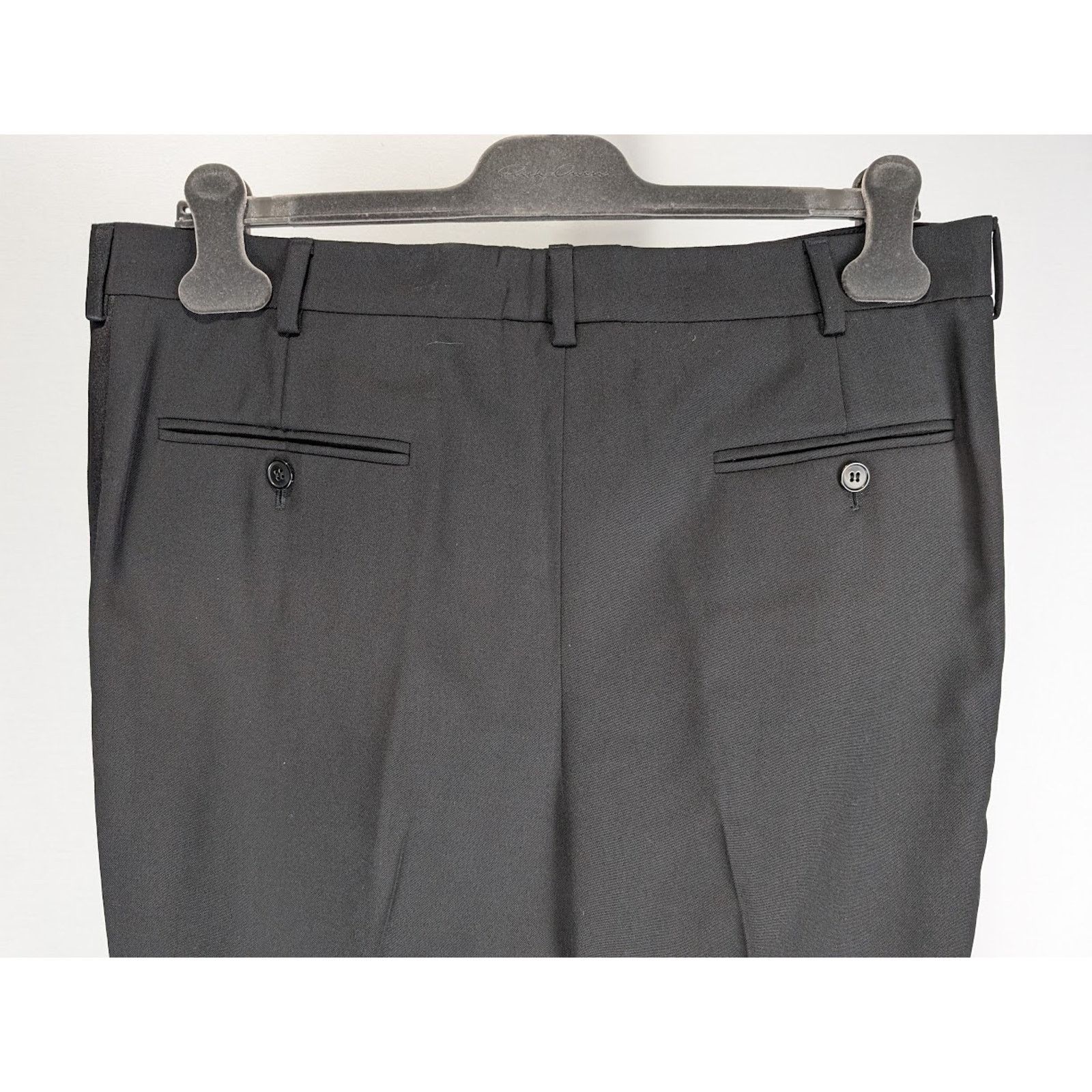 Saint Laurent Paris o1rshd1 2 Pleats Tux Pants in Nero Size US 30 / EU 46 - 14 Thumbnail