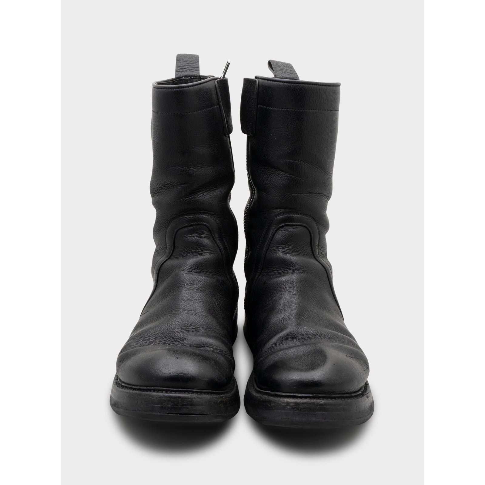 Rick Owens 'Gleam' Moto Boots Size US 8 / EU 41 - 2 Thumbnail