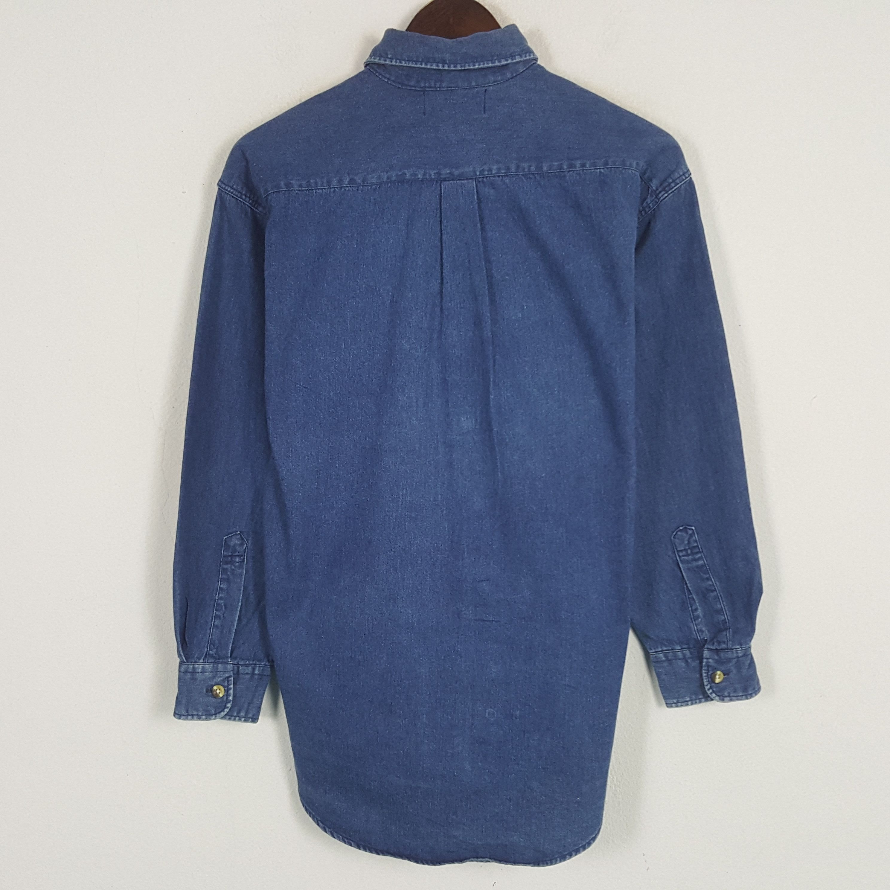 Polo Ralph Lauren × Vintage Vintage Polo Ralph Lauren Denim Button Up Shirt Size US M / EU 48-50 / 2 - 3 Thumbnail