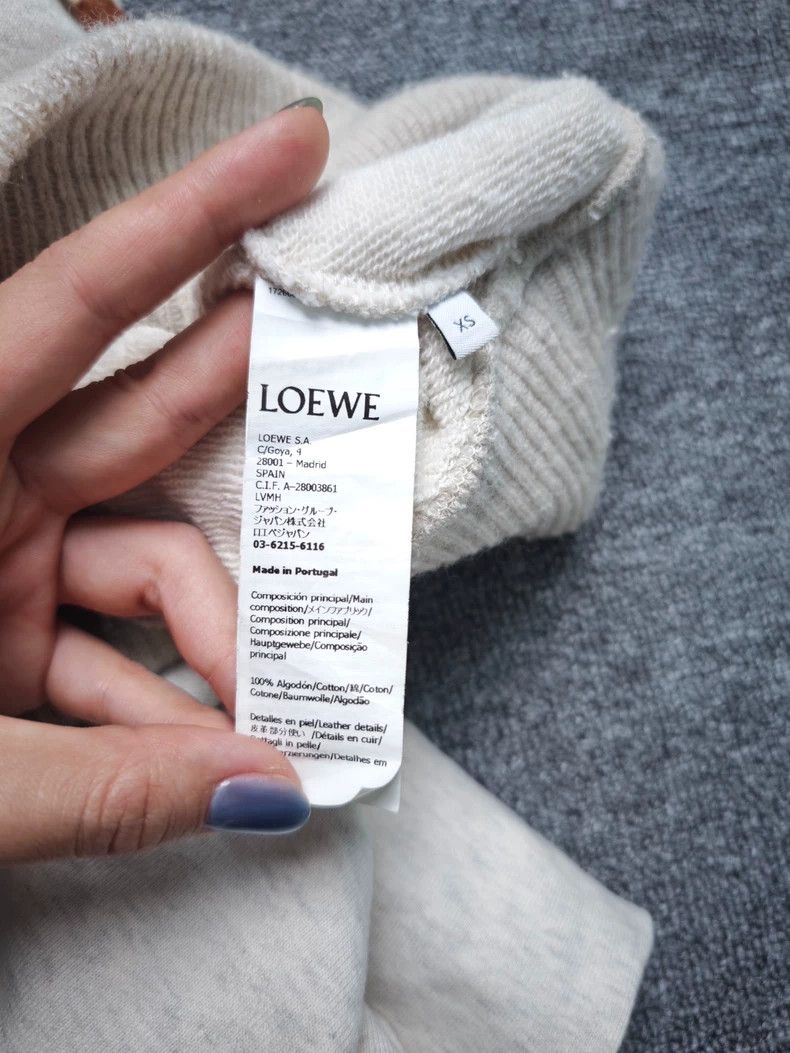 Loewe LOEWE SS23 Logo label hooded long sleeve hoodie Size XS / US 0-2 / IT 36-38 - 3 Thumbnail
