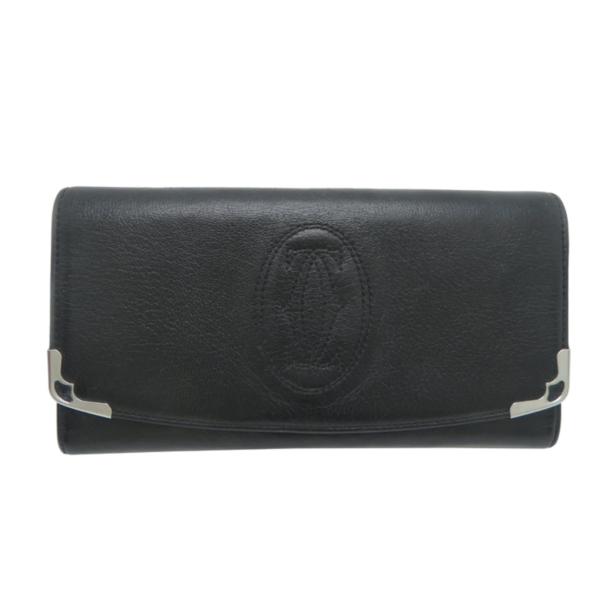 Cartier Cartier Marcello Women's Long Wallet L3001295 Calfskin Black Size ONE SIZE - 1 Thumbnail