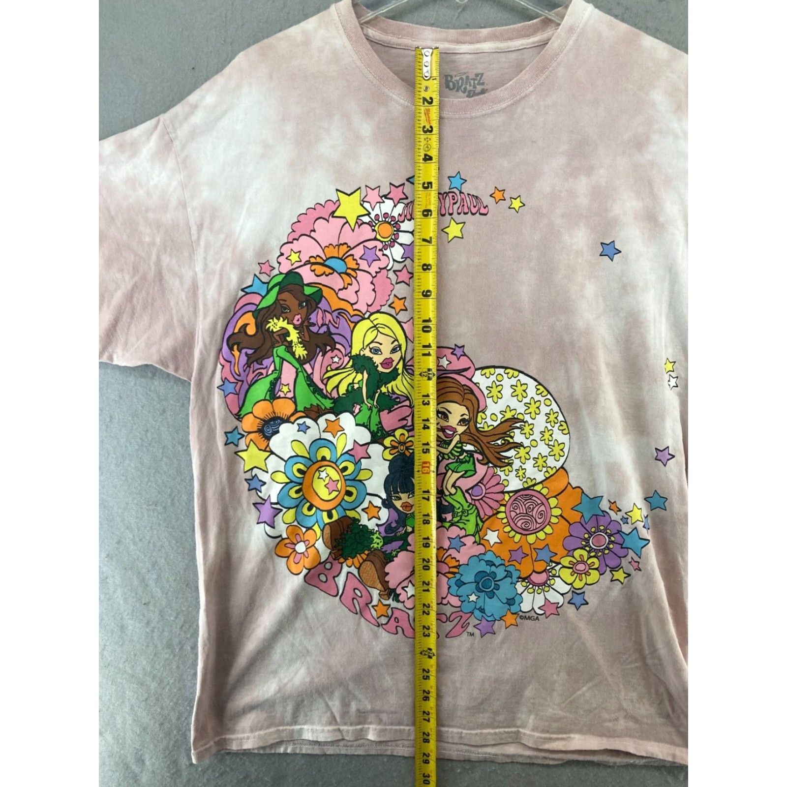 Vintage Bratz Drama Mama Women's Large T Shirt Pink Floral Size L / US 10 / IT 46 - 3 Thumbnail