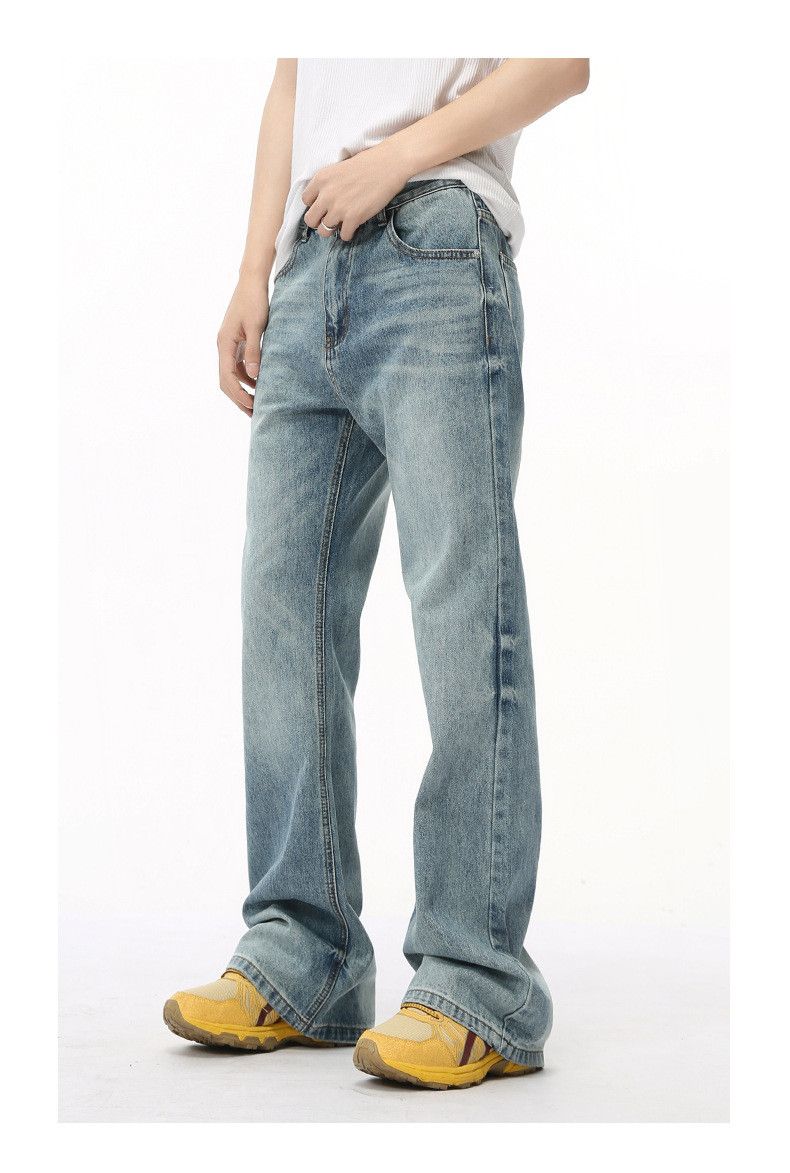 Japanese Brand Japanese high street retro flared washed jeans Size US 32 / EU 48 - 3 Thumbnail