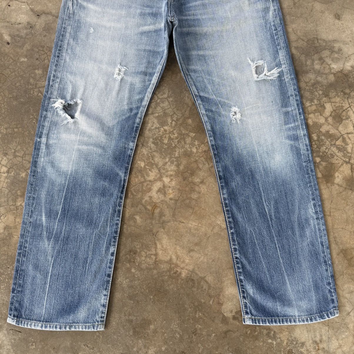 Edwin W36x29.5 Vintage Edwin Mud Washer Denim Jean Pants Size US 36 / EU 52 - 3 Thumbnail