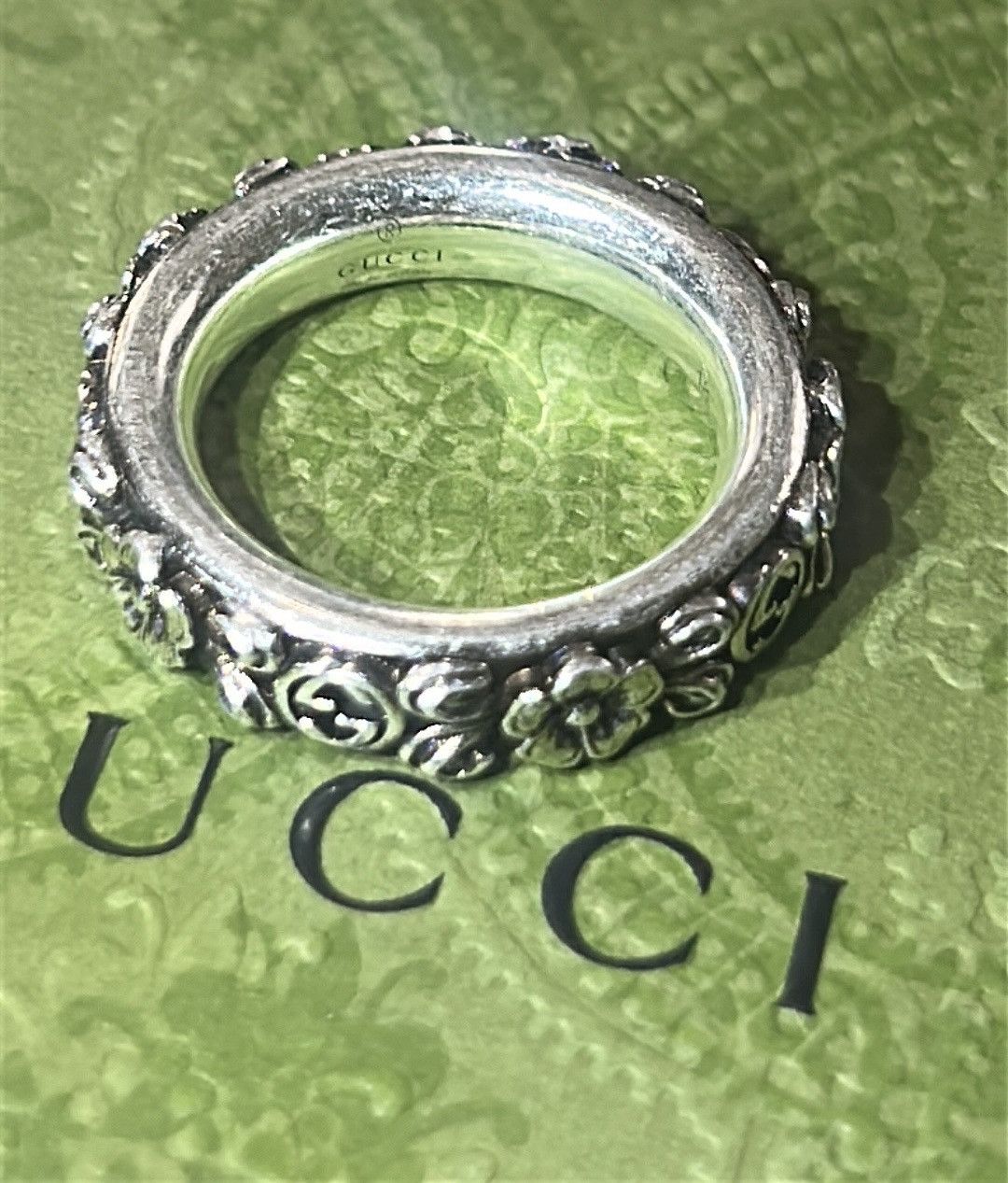 Gucci Gucci Interlocking G Flower Ring Ag925 Size ONE SIZE - 6 Thumbnail