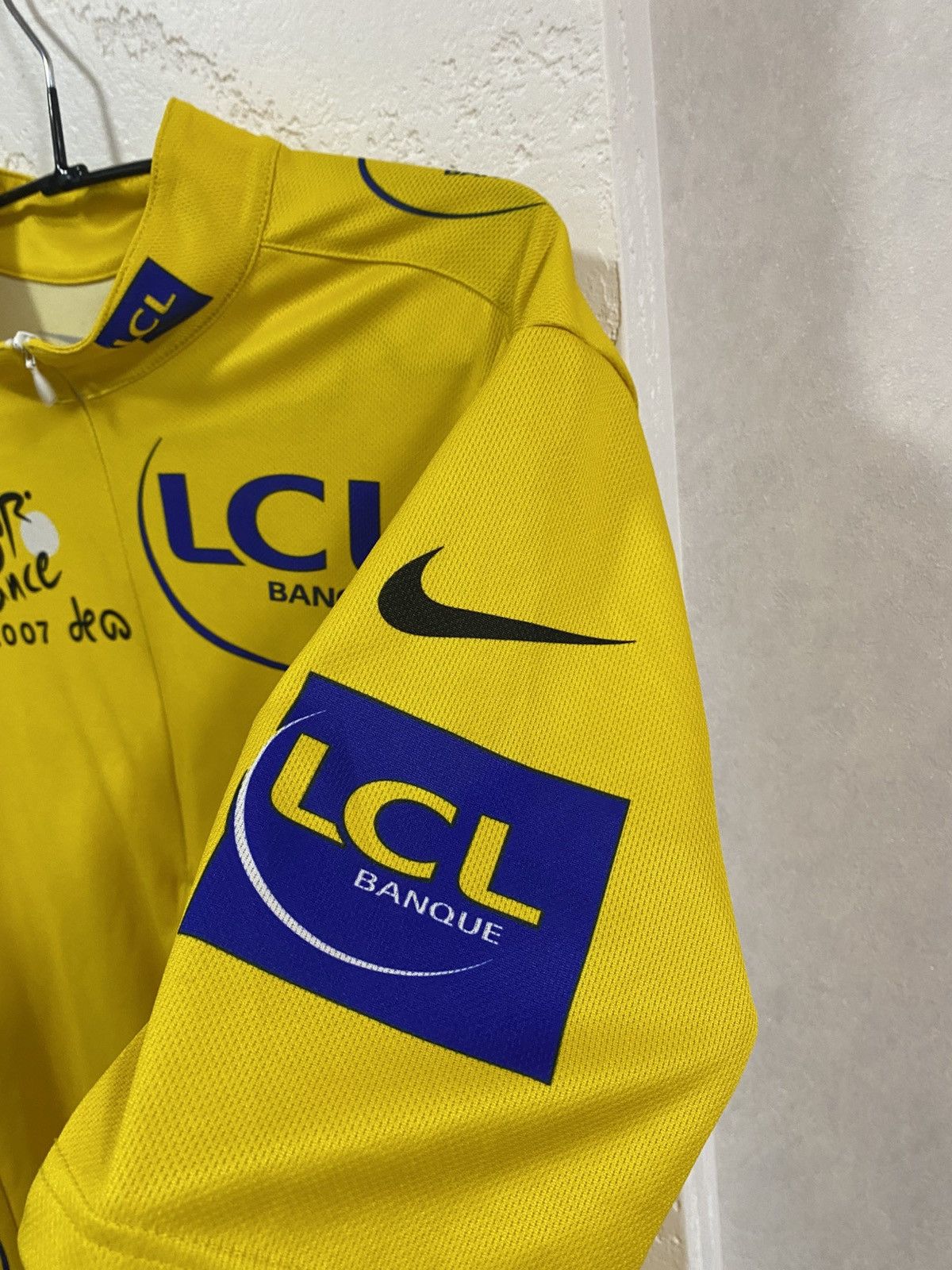Nike Nike Tour De France 2007 Yellow Cycling Bike Velo Jersey L Size US L / EU 52-54 / 3 - 5 Thumbnail
