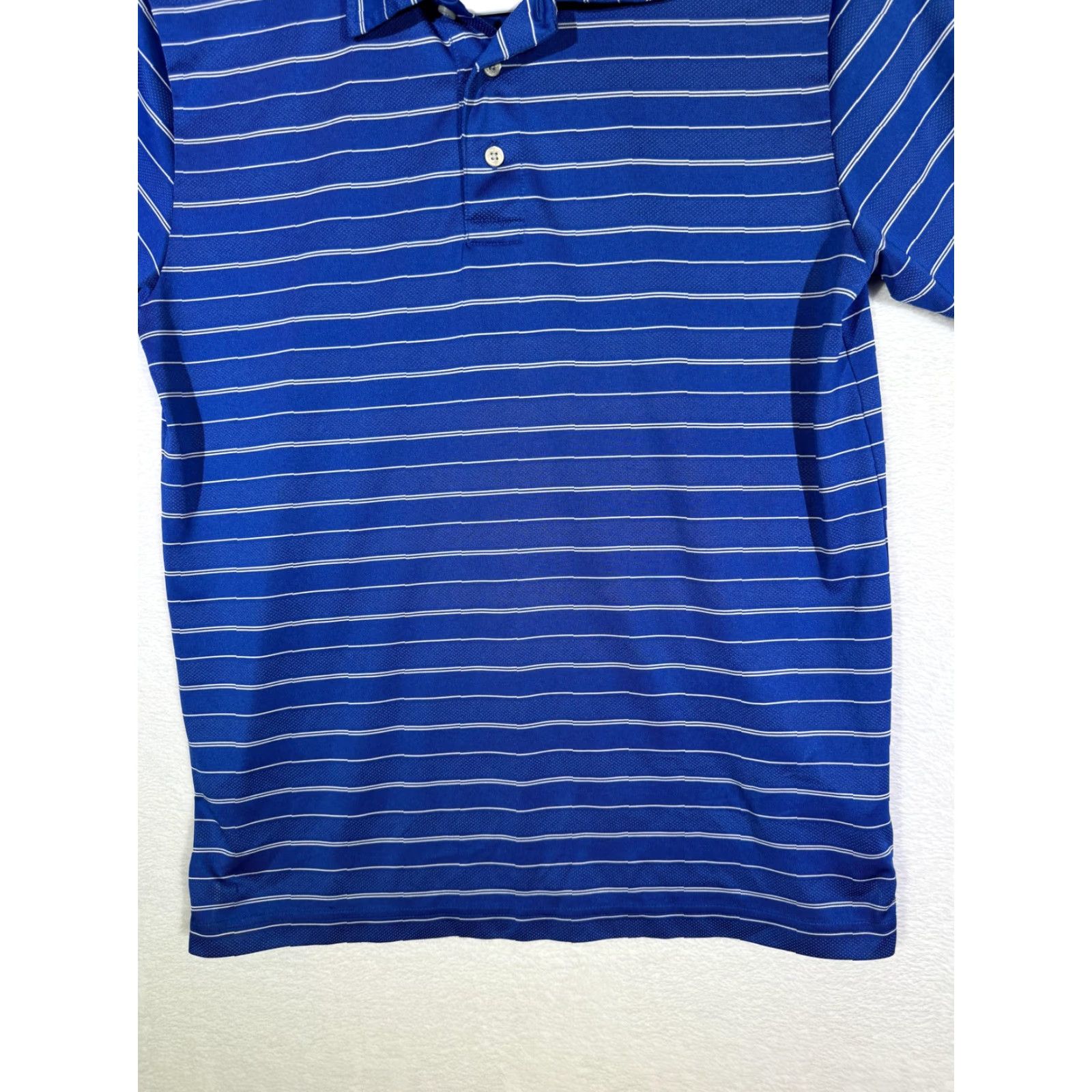 Brooks Brothers Brooks Brothers Polo Shirt Mens Medium Blue Striped Performance Golf Casual Polo Shirt Mens M Blue Striped Brooks Brothers Size US M / EU 48-50 / 2 - 3 Thumbnail