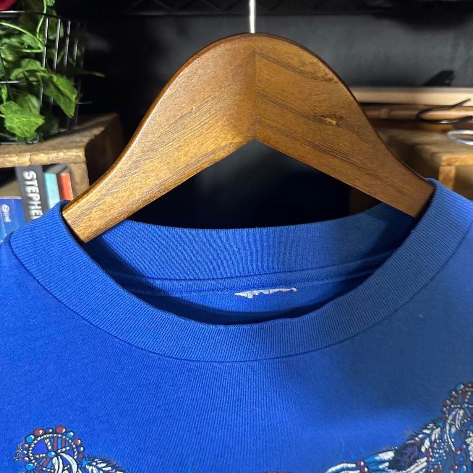 Native Vintage 90s Single Stitch Native American Graphic Tee Shirt Size US S / EU 44-46 / 1 - 3 Thumbnail