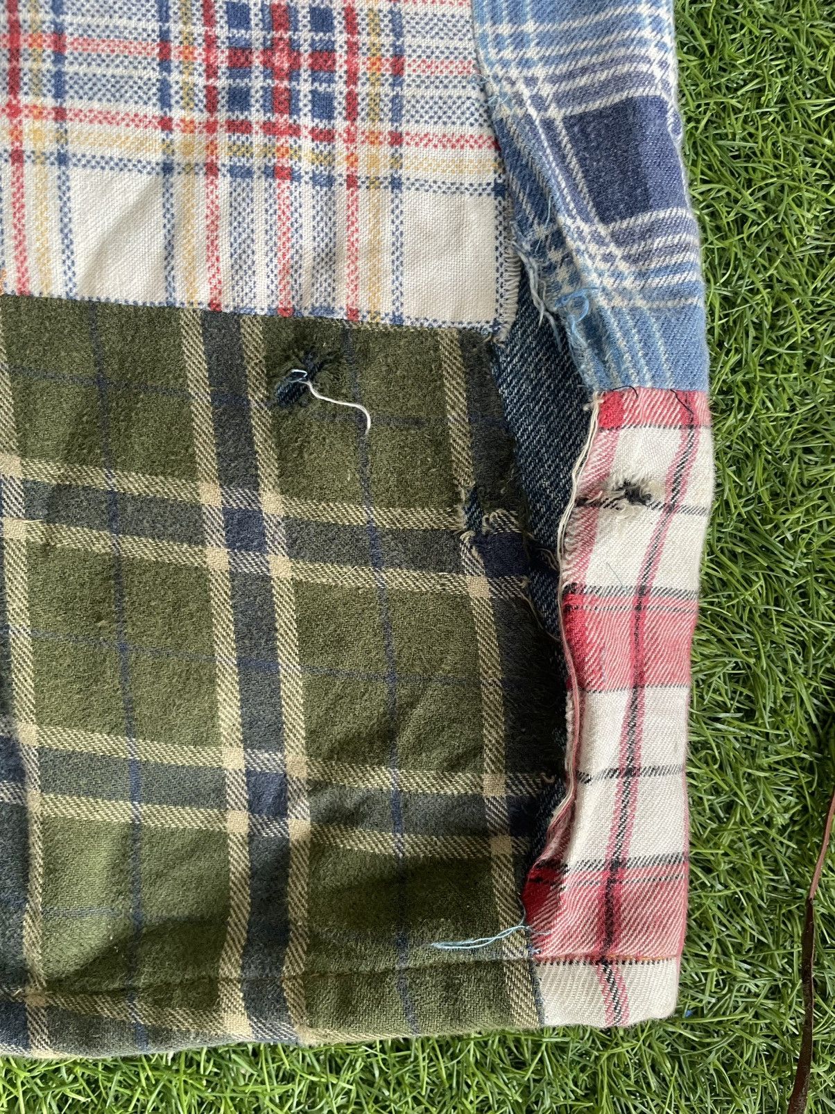 Vintage AUTHENTIC CUSTOM DENIM PACTHWORK Size US 34 / EU 50 - 4 Thumbnail