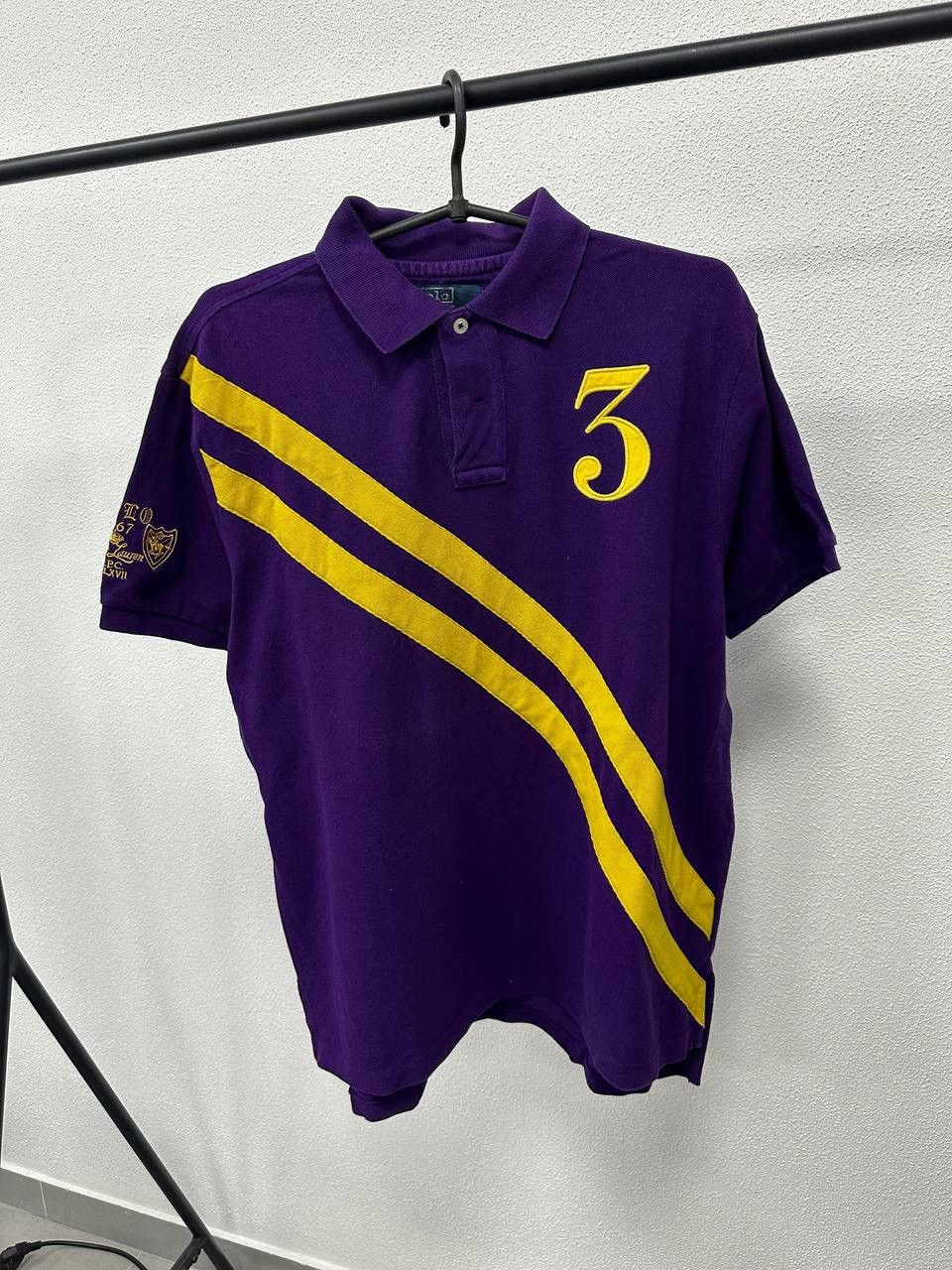 Polo Ralph Lauren × Ralph Lauren × Vintage Polo Raplh Lauren vintage Purple #3 Polo Shirt Size US L / EU 52-54 / 3 - 1 Thumbnail