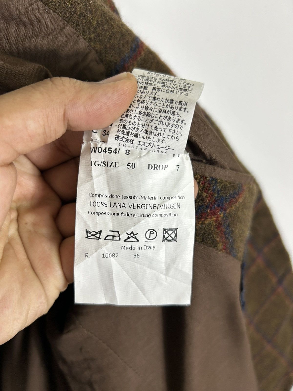 Designer 🔥51 CINQUANTUNO Italian Wool Luxury Flannel Sport Coat Size US M / EU 48-50 / 2 - 15 Thumbnail