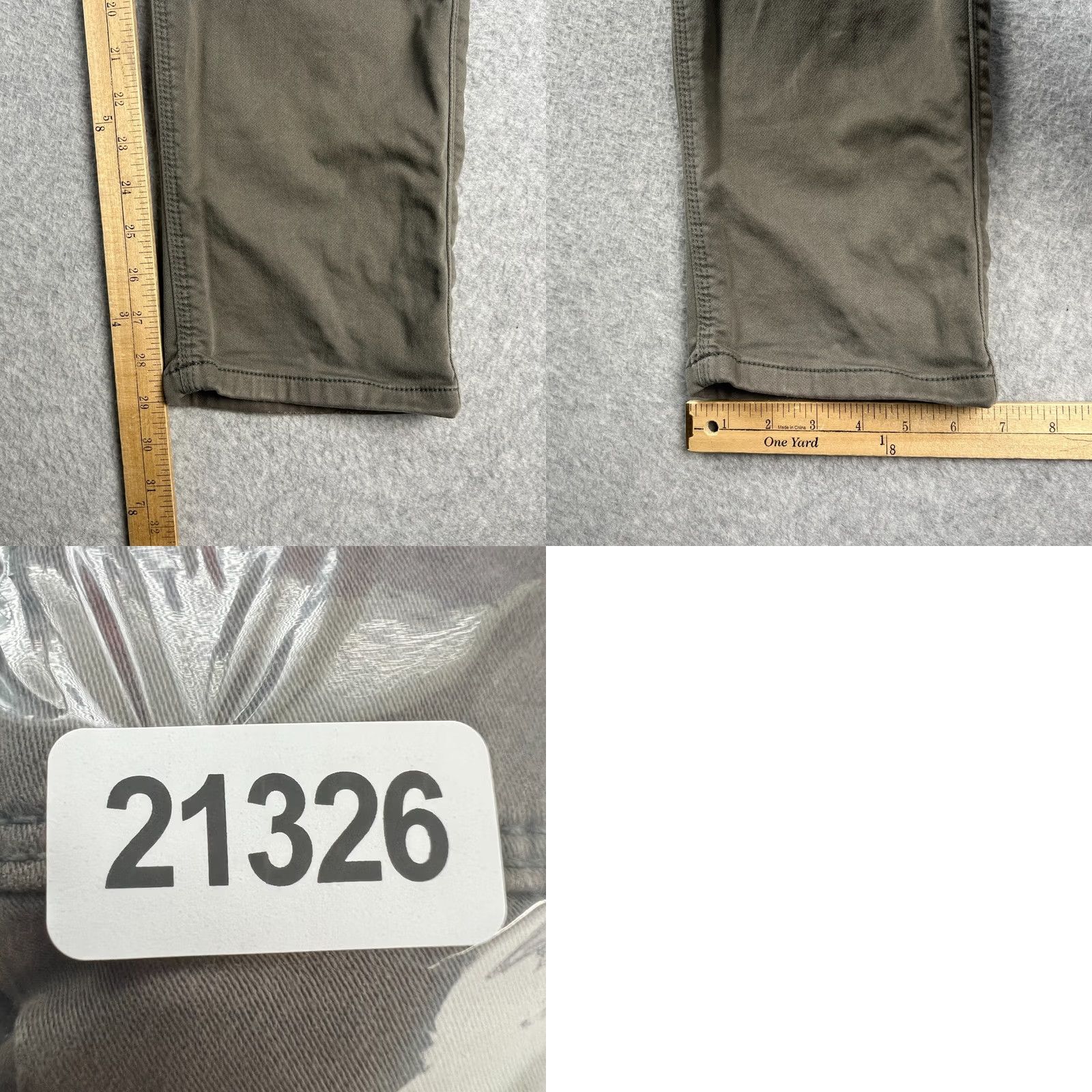 DUER DU/ER N2X No Sweat Relaxed Taper Pants Stretch 32x30 Mens Grey Chino DUER Size US 32 / EU 48 - 8 Thumbnail