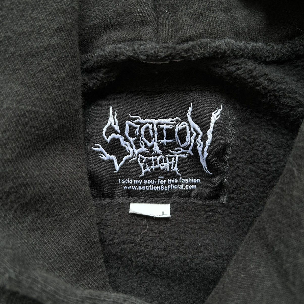 Section 8 Section 8 Skeleton Skull Hoodie Size Large Made in USA Size US L / EU 52-54 / 3 - 3 Thumbnail
