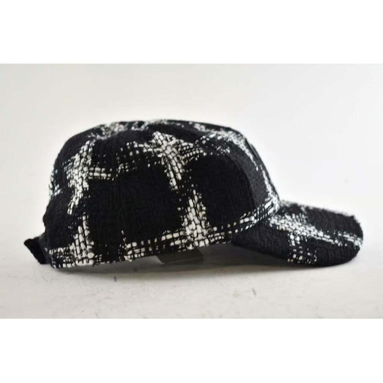 Chanel Chanel REV Tweed Check Baseball Cap Curved Peak Hat L Large Size ONE SIZE - 6 Thumbnail