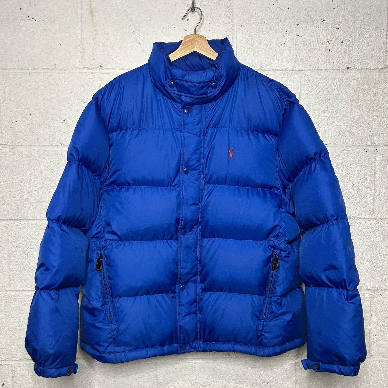 Ralph Lauren Vintage Polo Ralph Lauren Goose Down Puffer Jacket “Blue” Size US XL / EU 56 / 4 - 1 Thumbnail