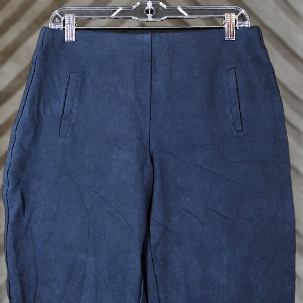 Vintage Chicos Womens Pants Blue Pull On Ankle Rayon Nylon Blend Stretch 1 (M) Size 30" / US 8 / IT 44 - 1 Thumbnail
