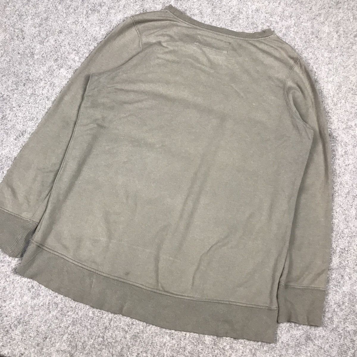 Japanese Brand DENIM CO FADED GRAY PUNK STYLE LONG SLEEVE SHIRT Size US M / EU 48-50 / 2 - 7 Thumbnail