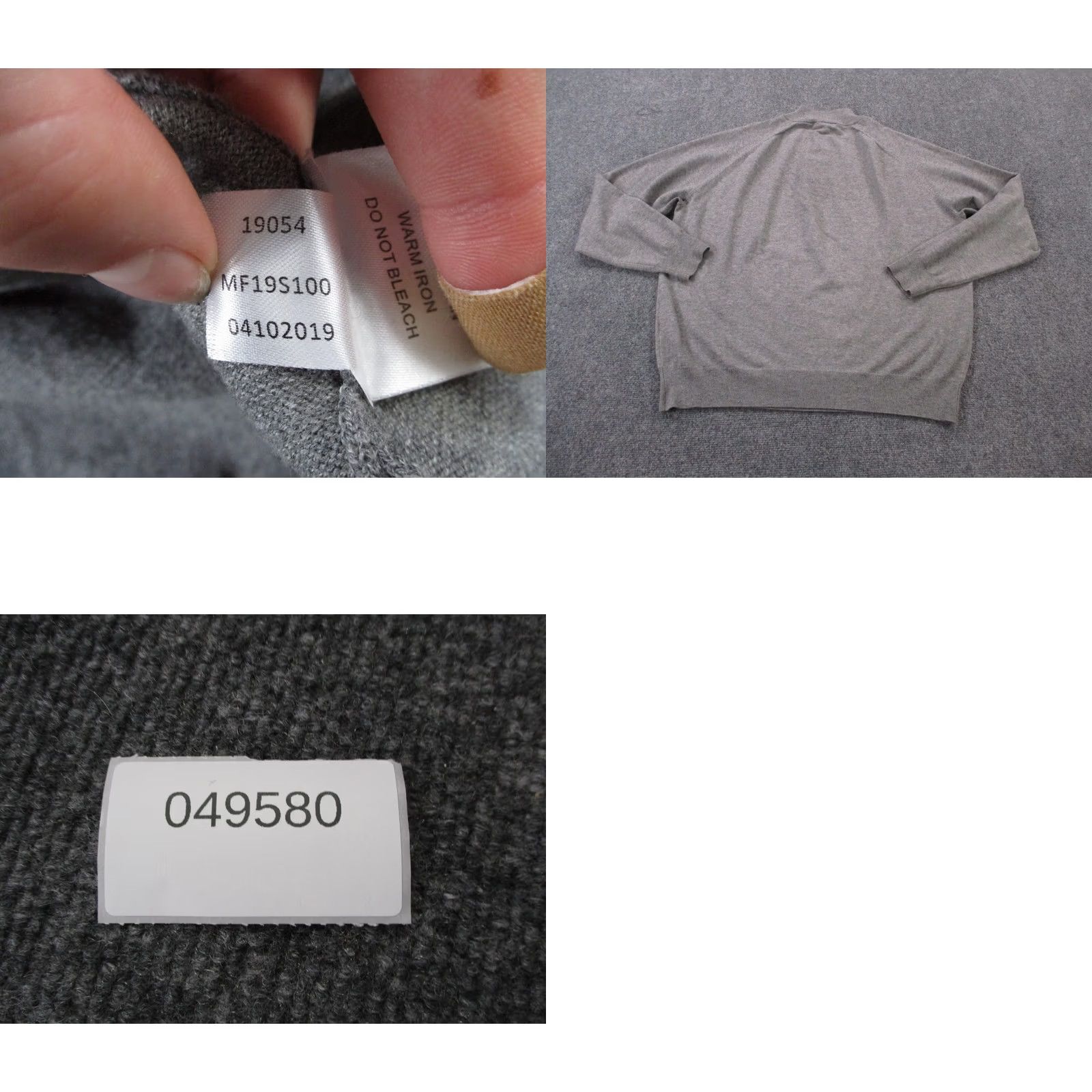 Peter Millar Peter Millar Jacket Mens XL Gray Wool Performance Golf Stretch Pullover Active Size US XL / EU 56 / 4 - 8 Thumbnail