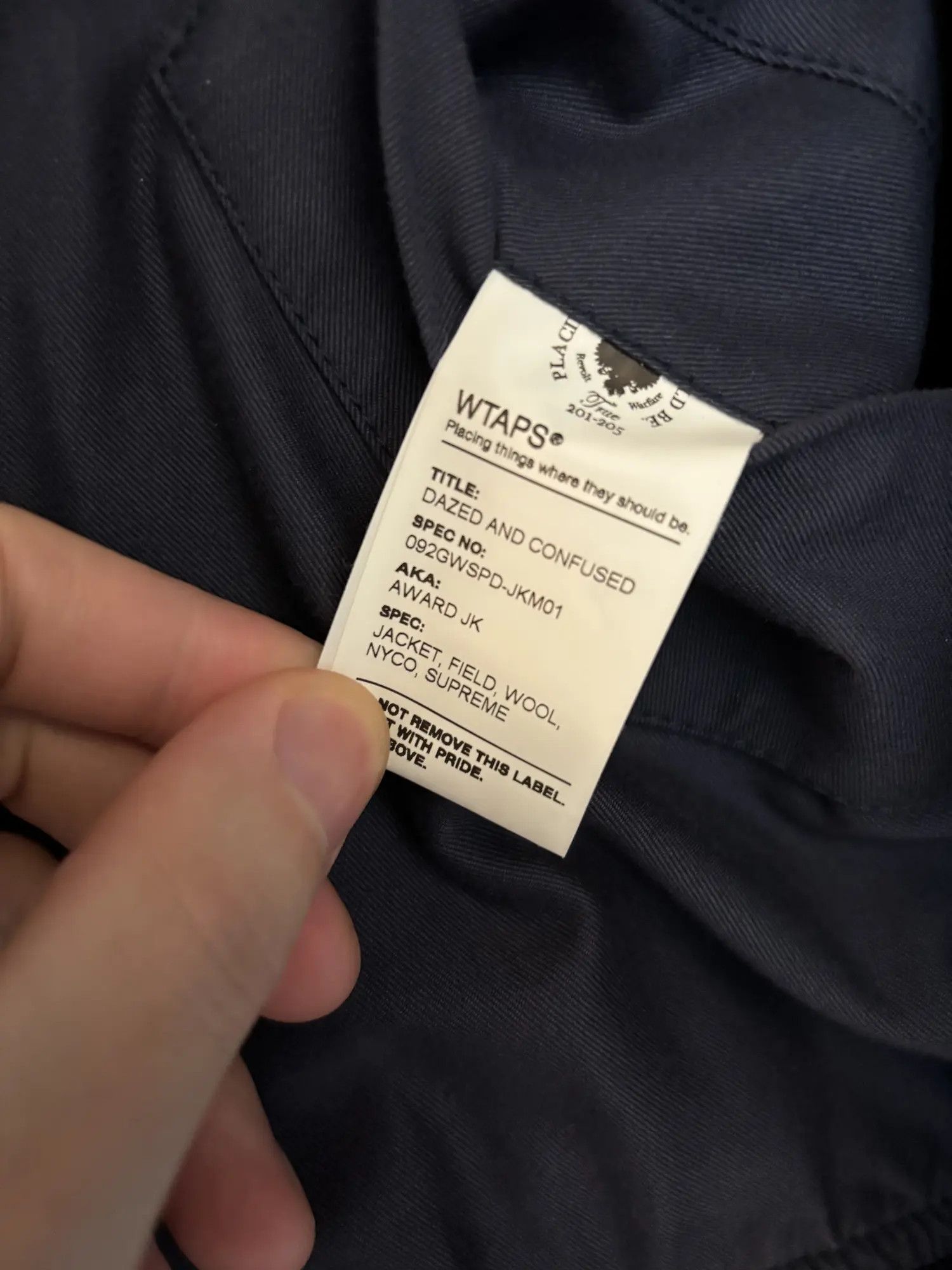 Supreme WTaps 2009 Award Jacket Size M Size US M / EU 48-50 / 2 - 8 Thumbnail