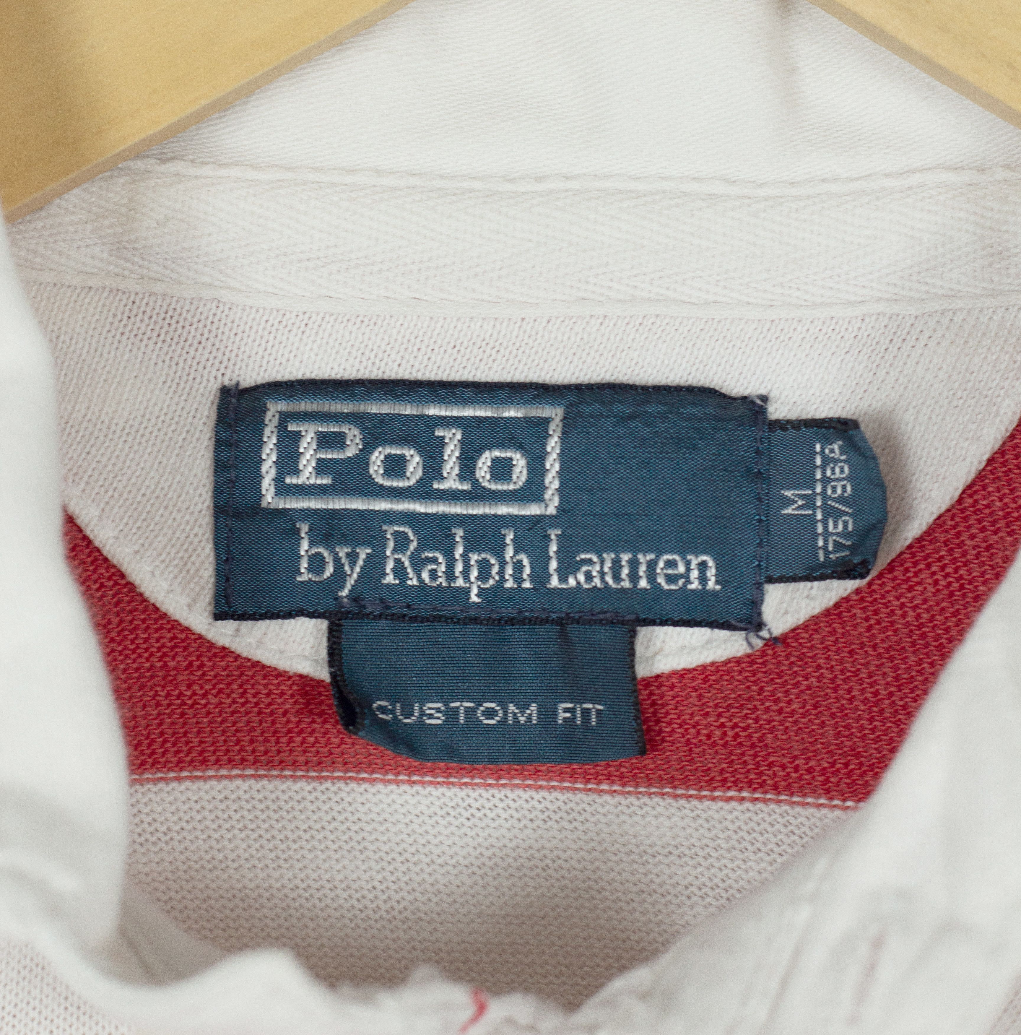 Polo Ralph Lauren Ralph Lauren PRLYC Logo Striped Rugby Polo Shirt Vintage NZ Size US M / EU 48-50 / 2 - 3 Thumbnail