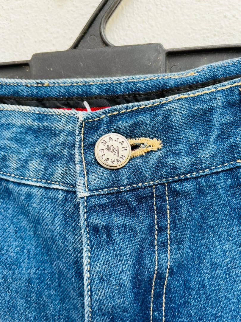 Japanese Brand Vintage Majah Flajah Hip Hop Beggie Streetwear Fashion Style Size US 34 / EU 50 - 7 Thumbnail