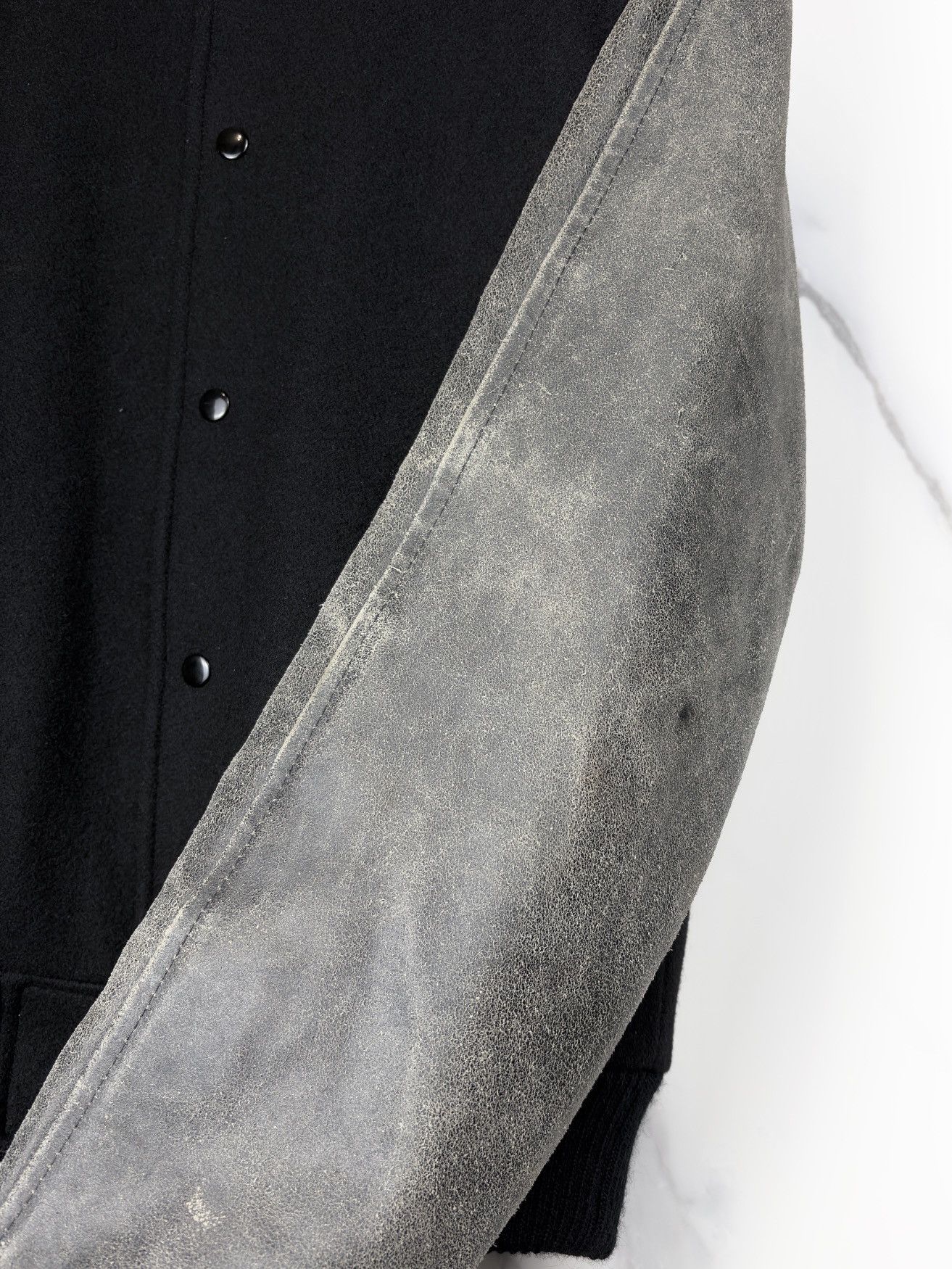 Raf Simons AW02 Raf Simons Virginia Creeper Leather Varsity Jacket Size US S / EU 44-46 / 1 - 11 Thumbnail