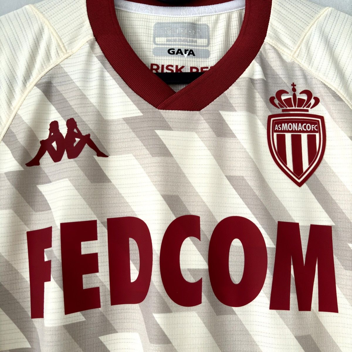 Kappa 2021 2022 GAME ISSUE AS Monaco Kappa Third Kit Soccer Jersey Size US M / EU 48-50 / 2 - 4 Thumbnail