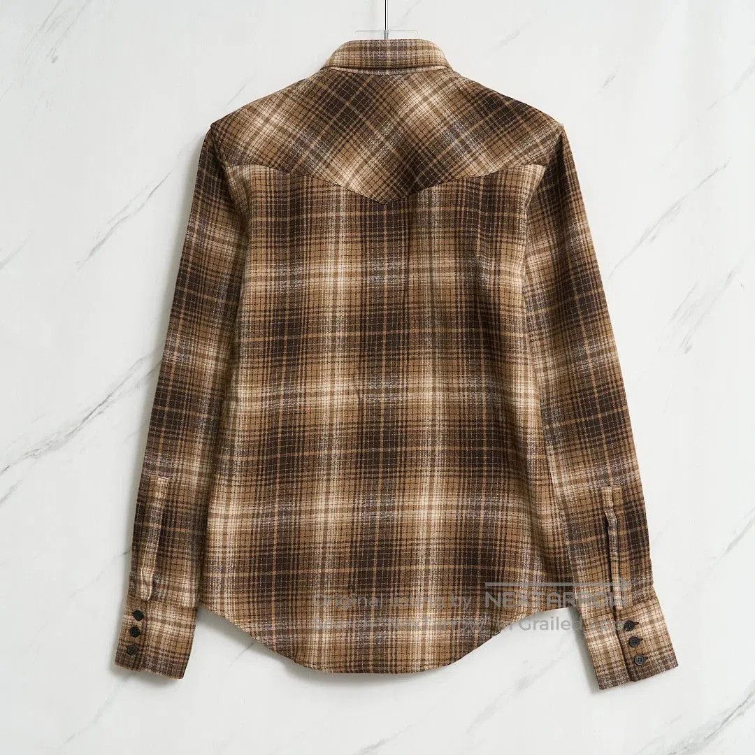 Saint Laurent Paris Saint Laurent Men's Plaid Long-Sleeve Shirt. Size US M / EU 48-50 / 2 - 5 Thumbnail