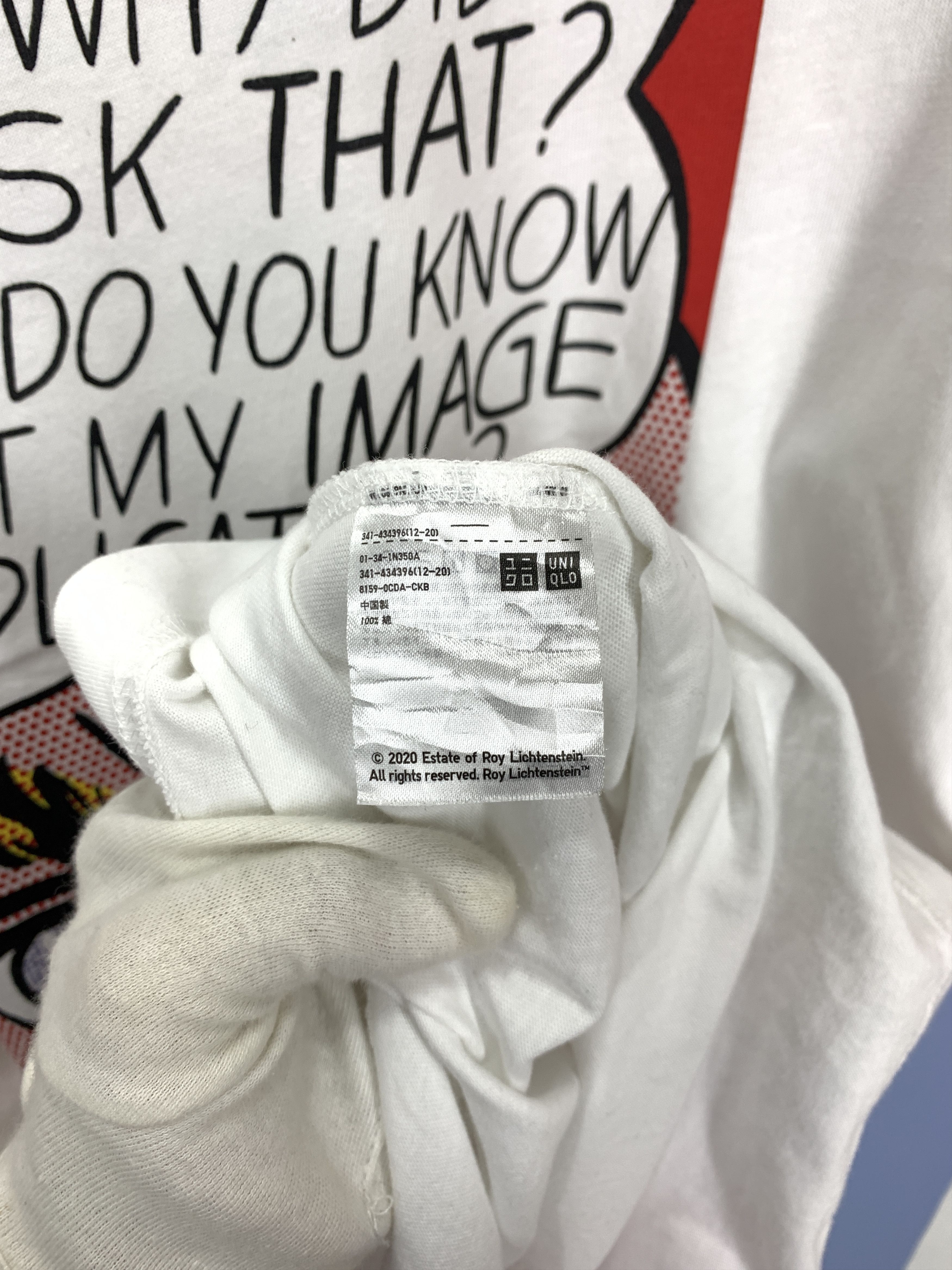 Uniqlo ROY LICHTENSTEIN x UNIQLO Crew Neck T Shirt #1803/07 Size US XL / EU 56 / 4 - 6 Thumbnail