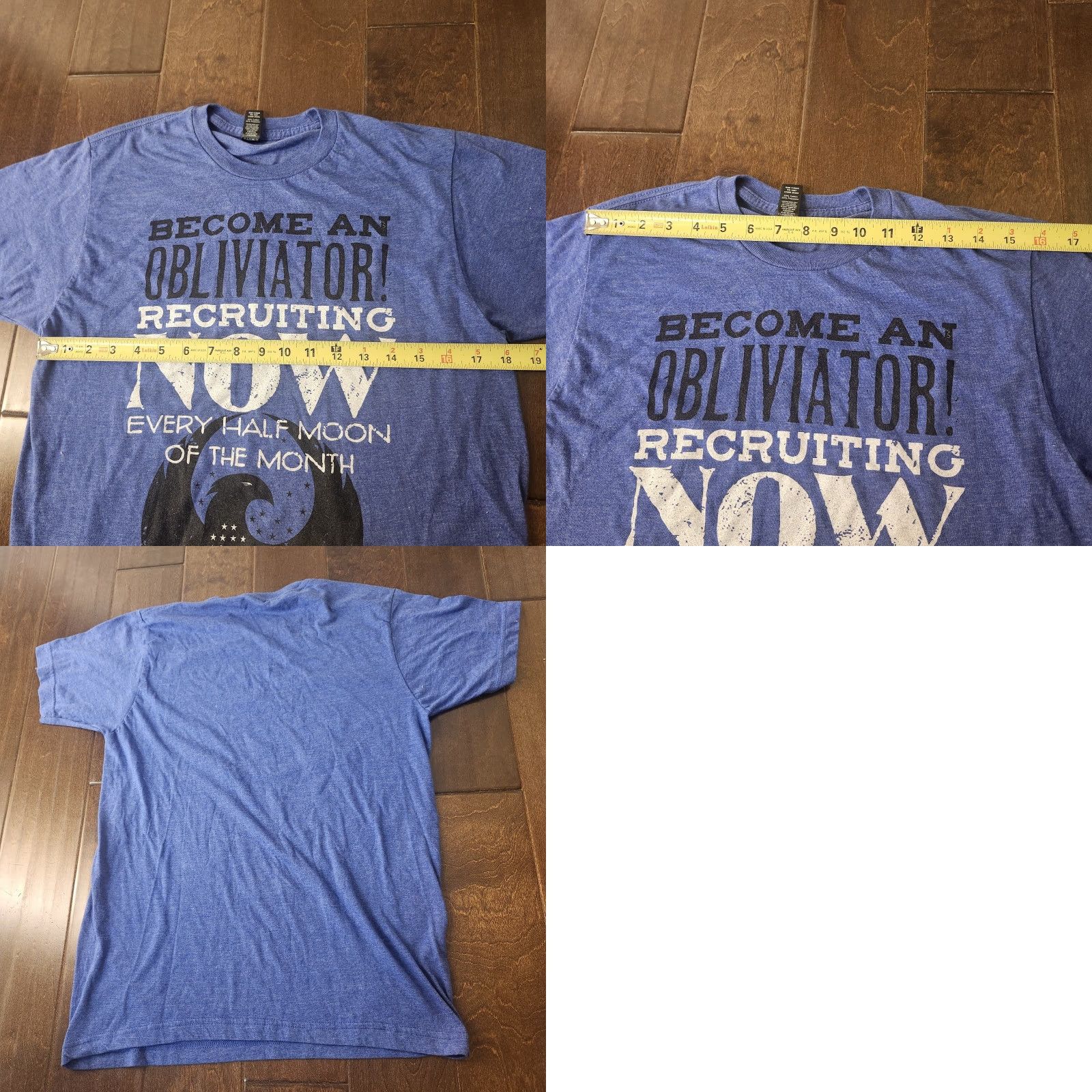Vintage Loot Crate - EXCLUSIVE T-Shirt Fantastic Beasts And Where To Find Them Medium Shirt Unisex Adults M Blue Graphic Tee 90s Theme Mens Womens Size US M / EU 48-50 / 2 - 8 Thumbnail