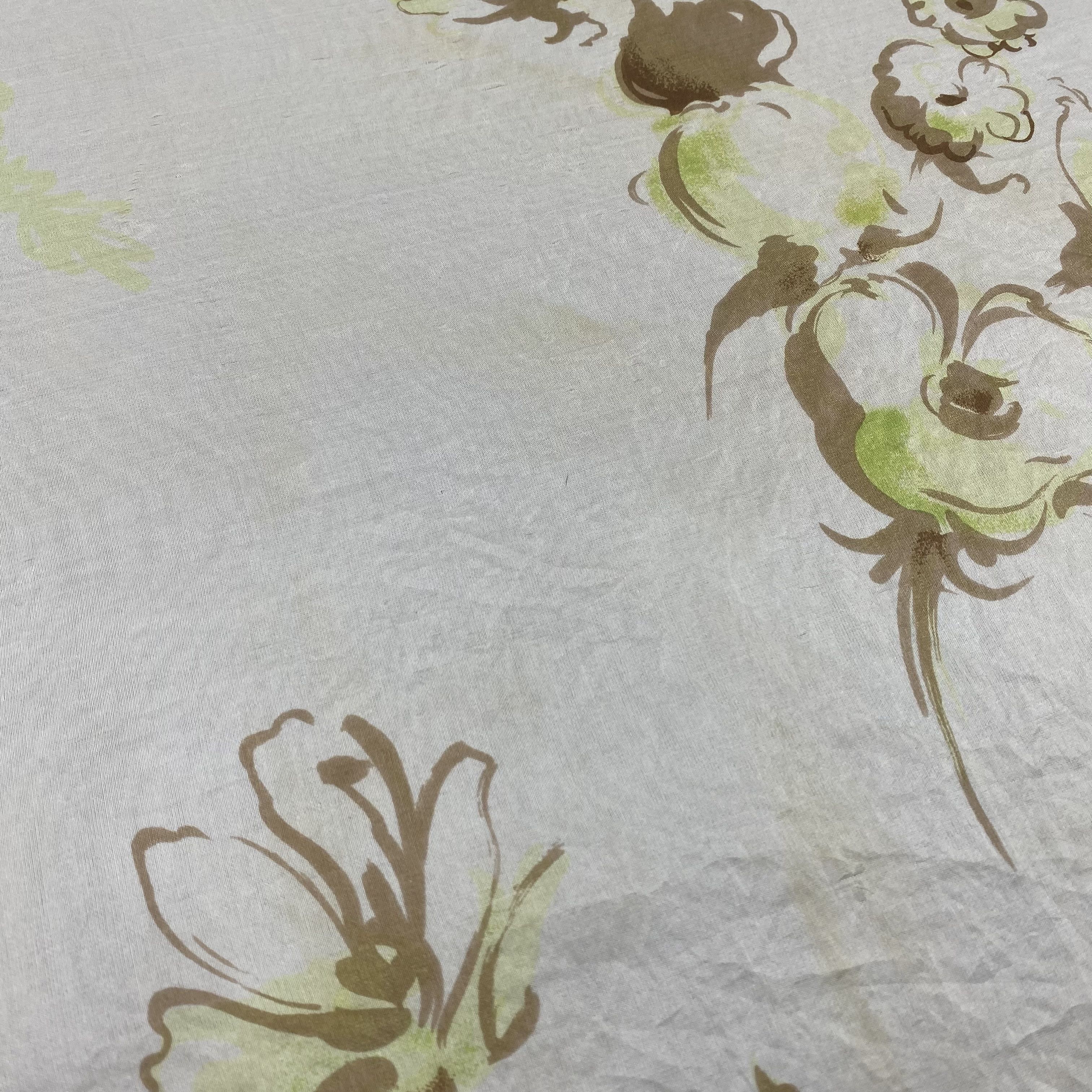 Japanese Brand Vintage Dessins Kanitz SILK Scarf Twill Stole Wraps Scarves Size ONE SIZE - 9 Thumbnail