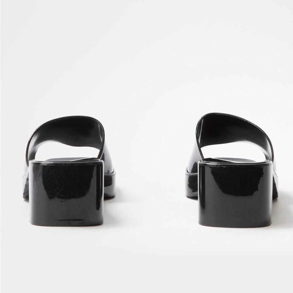 Tillys Black Sandal Mules Size US 9 / IT 39 - 3 Thumbnail